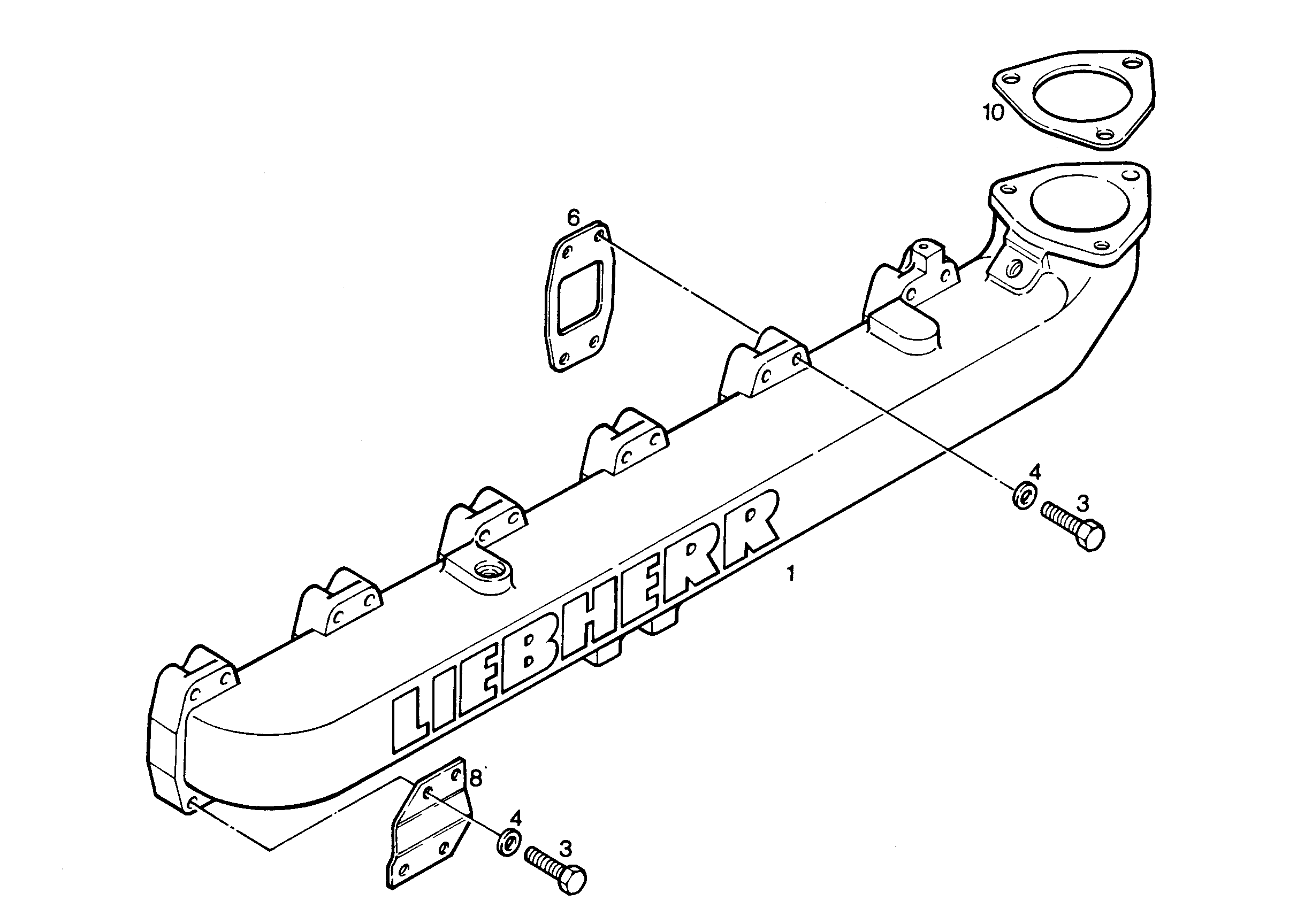 ВОЗДУХОЗАБОРНИК МОНТИРОВАН 9274330 LIEBHERR