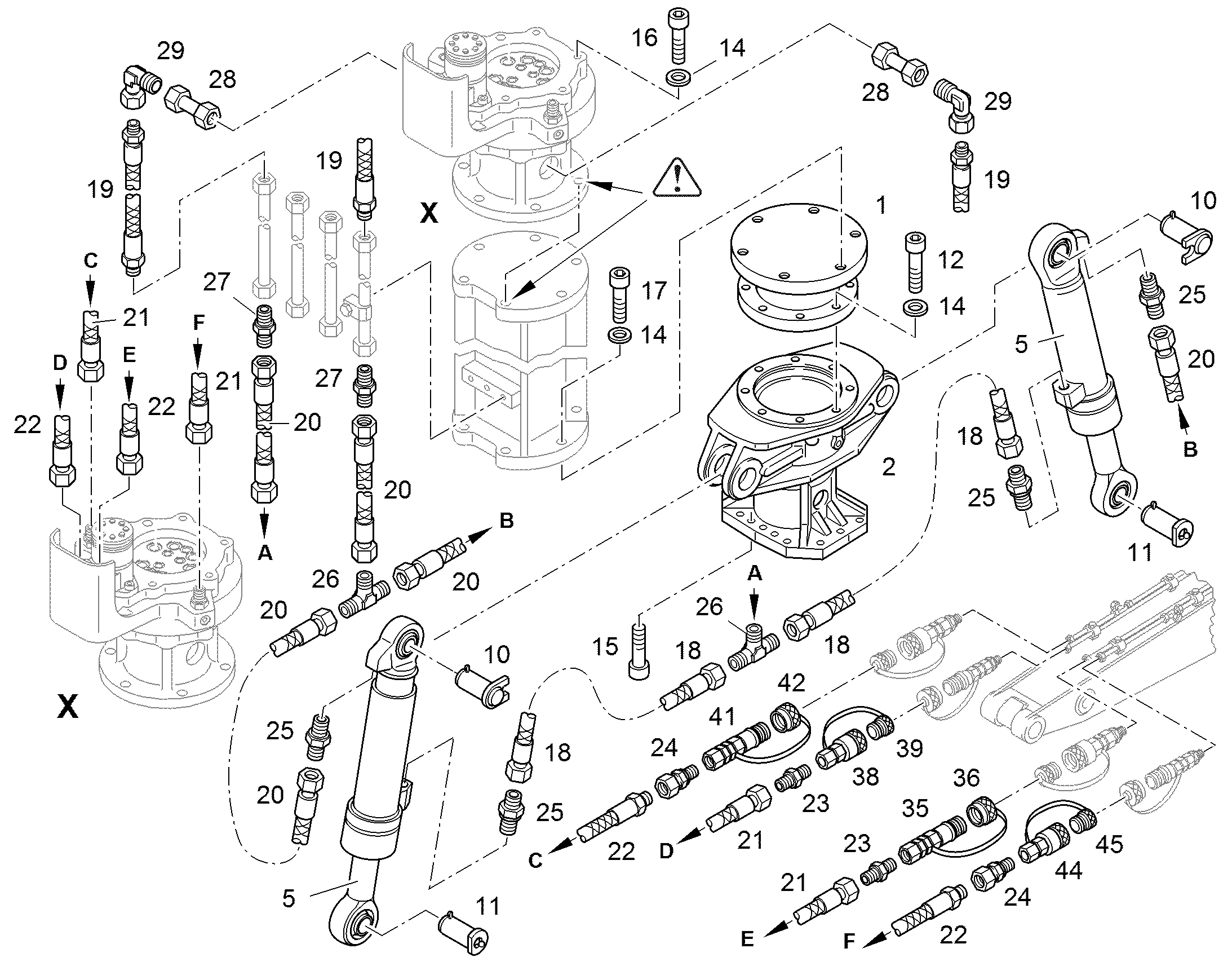 ТРУБОПРОВОД НАПОРНЫЙ 9199984 LIEBHERR