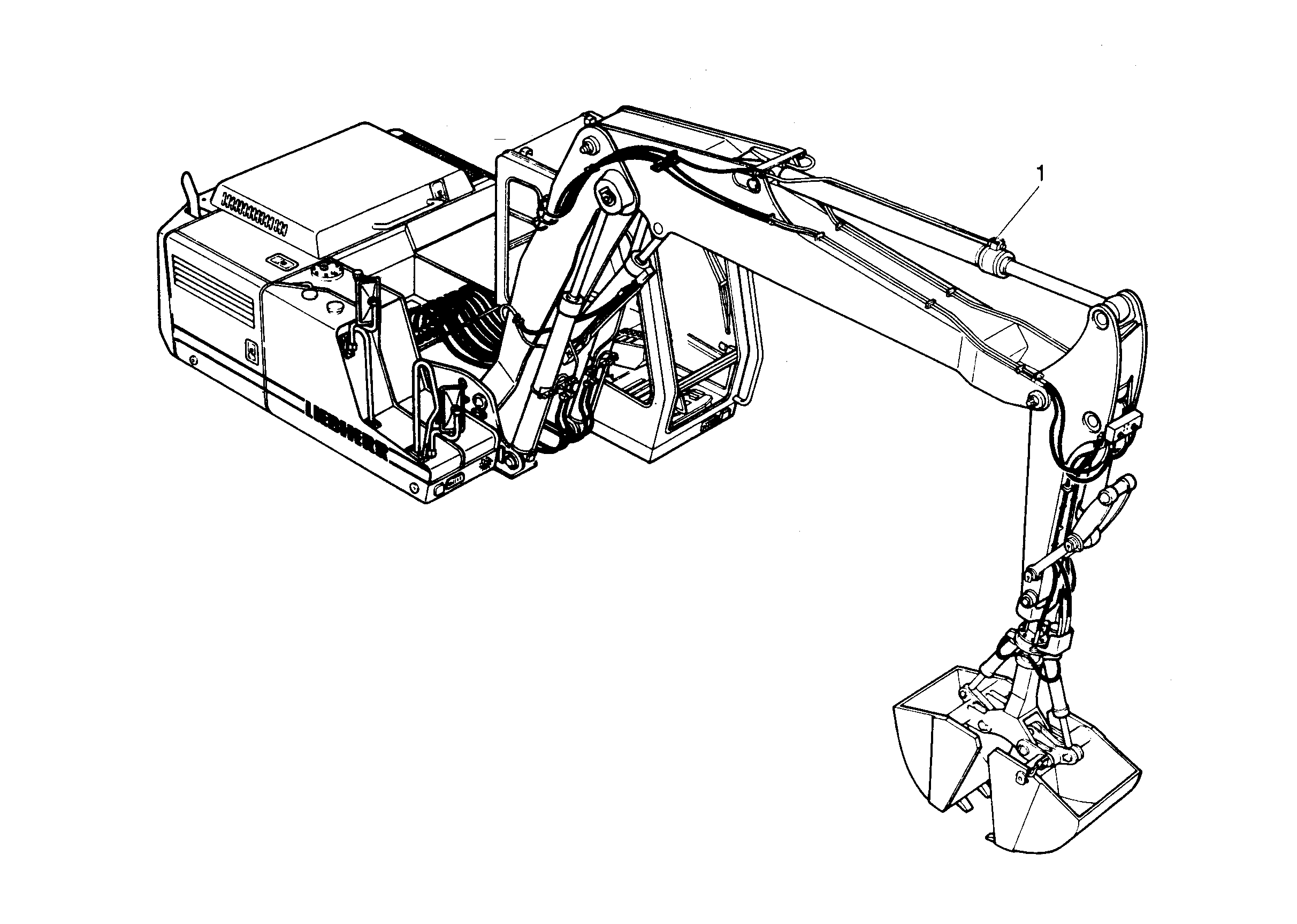 ЗАЩ.ТРУБЫ-ЦИЛ.РУК.ДВУХСТОР. 9240700 LIEBHERR