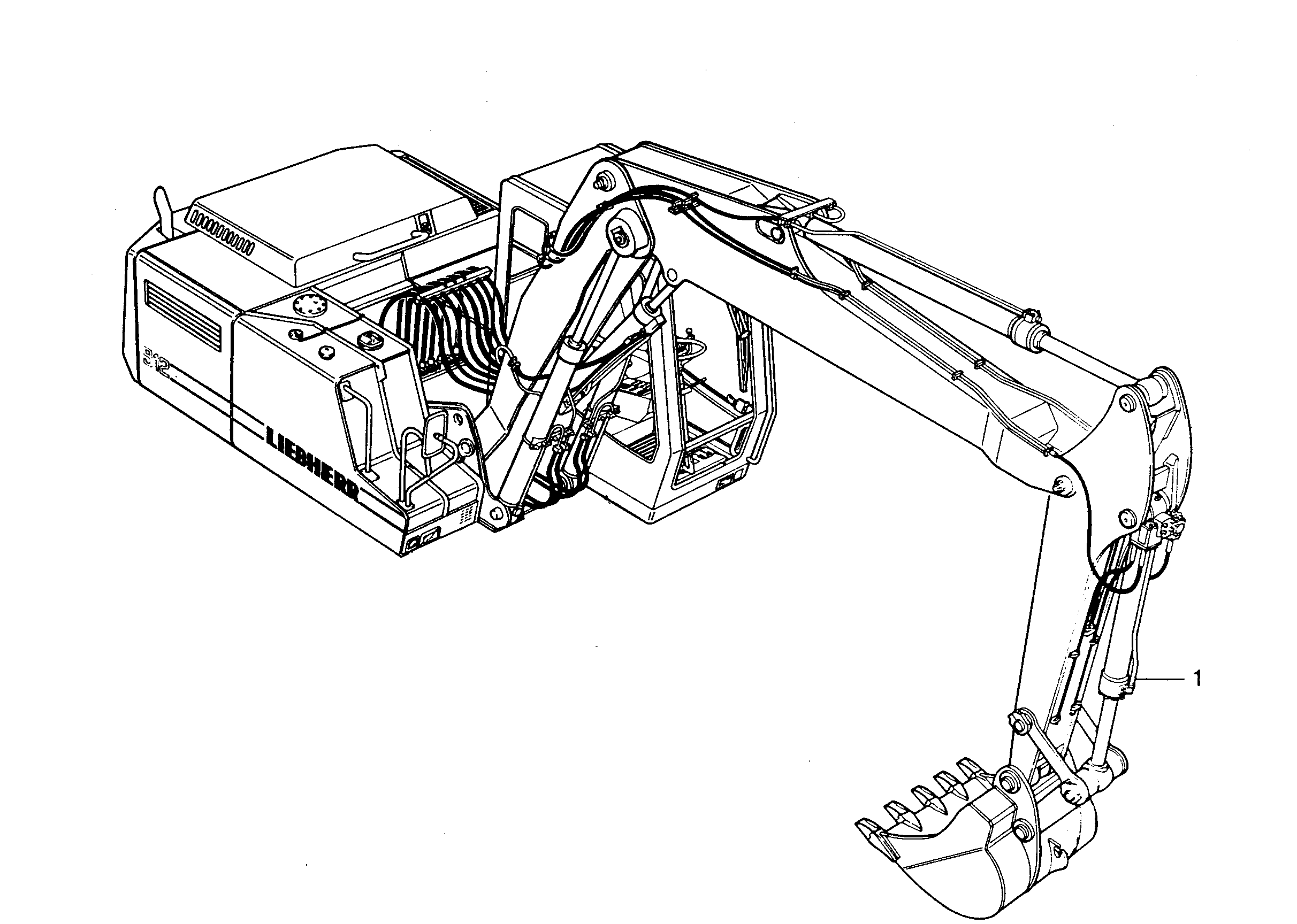 ЗАЩ.ТРУБЫ ЦИЛ.НАКЛ. 9241127 LIEBHERR