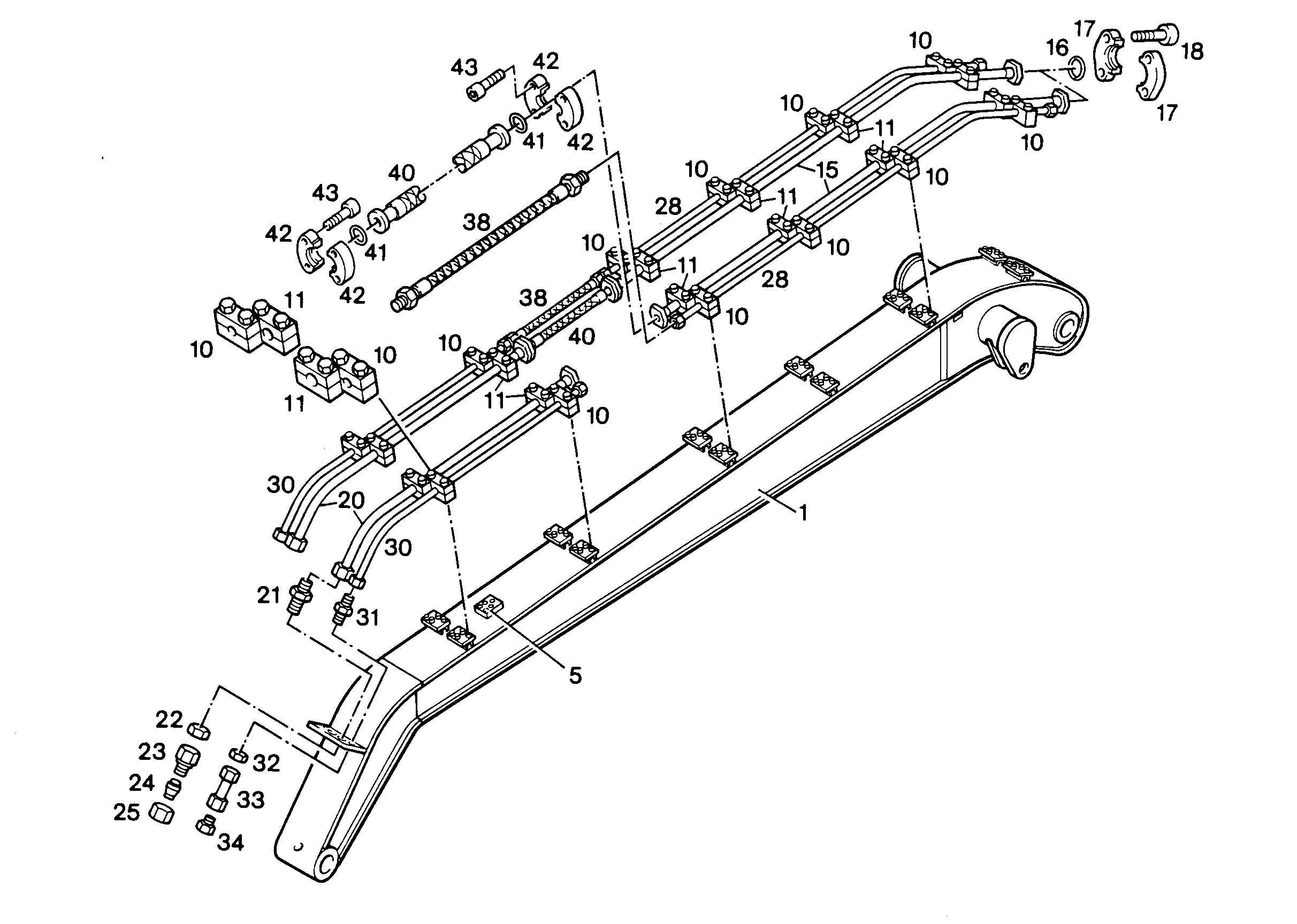 СМАЗОЧНЫЕ ЛИНИИ УСТАНОВКА 9242732 LIEBHERR