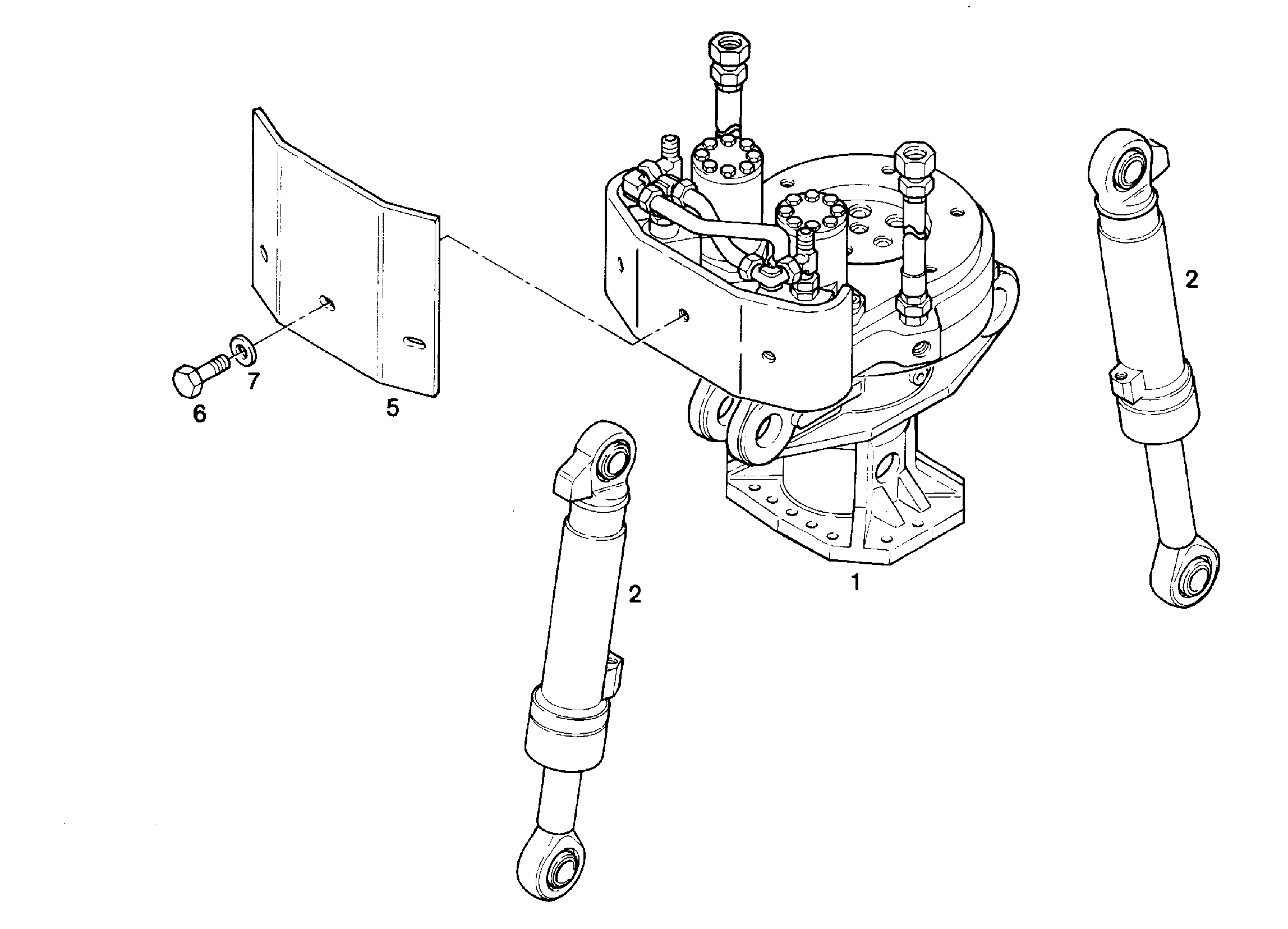 БЛОК ЦИЛИНДРА И ПОДКЛЮЧЕНИЙ 9227749 LIEBHERR