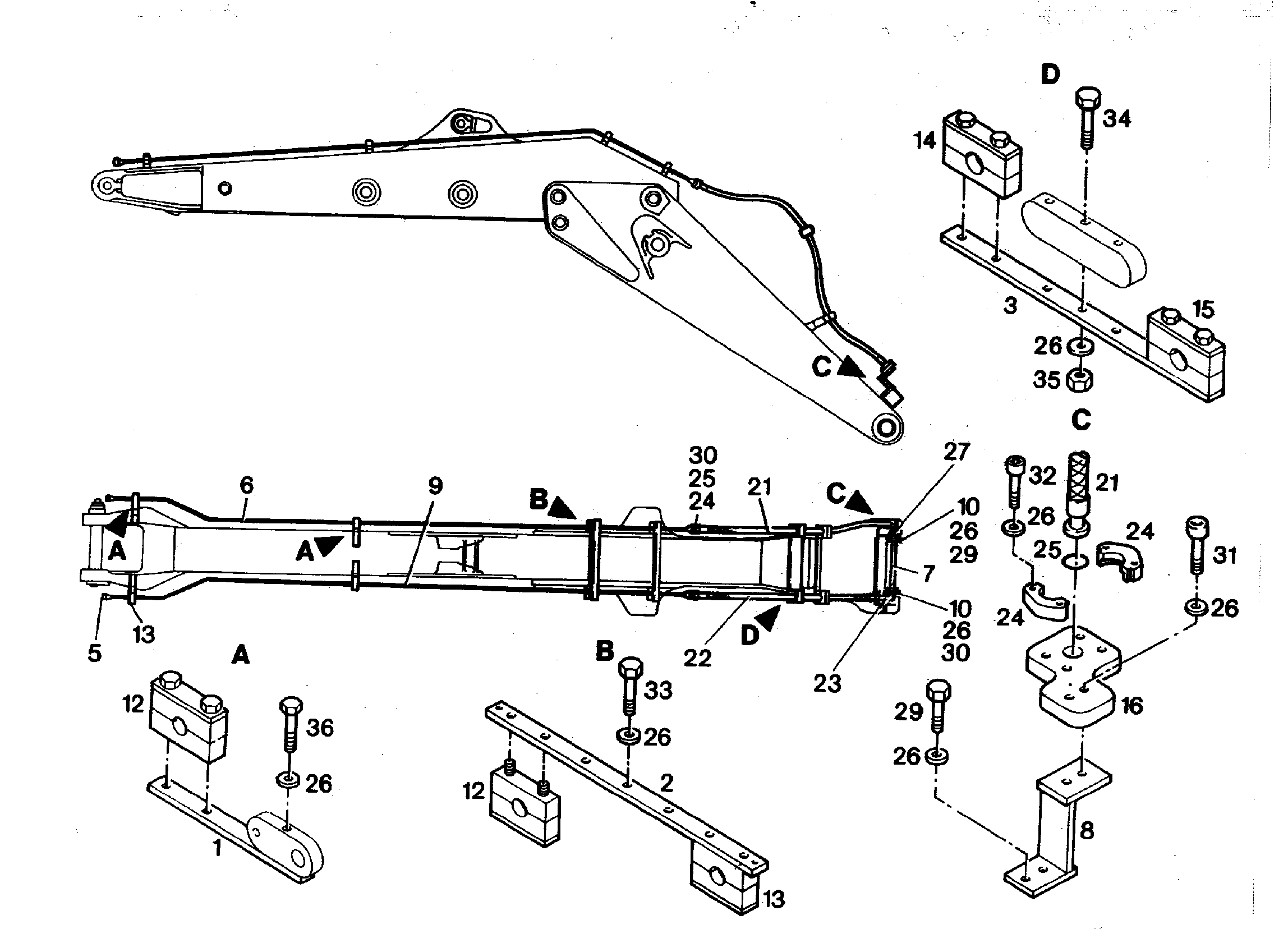ШЛАНГ 32X1950 7005641 LIEBHERR