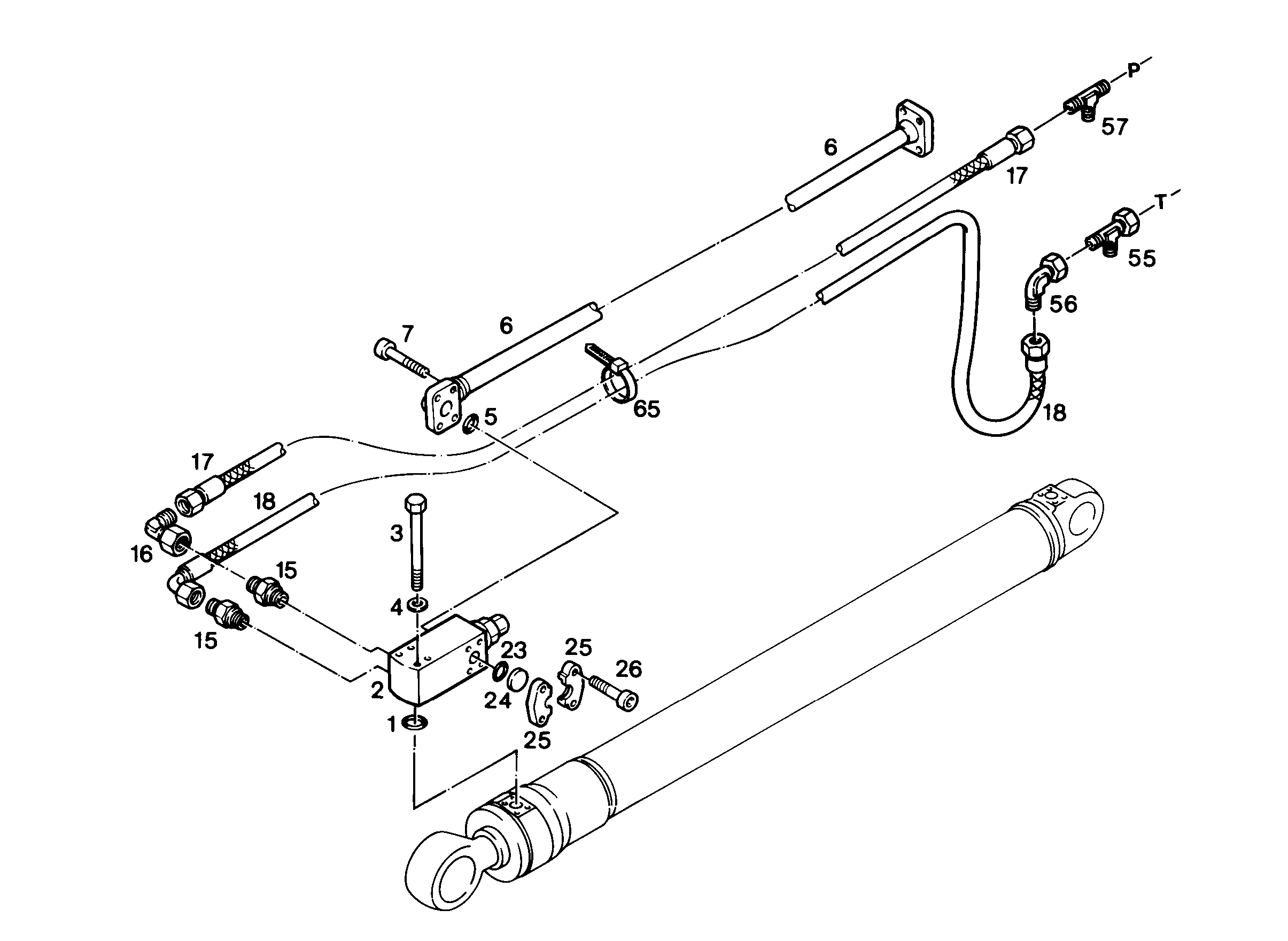 КОМПЛЕКТ УПЛОТНЕНИЙ КЛАПАНА 3/4' 7017843 LIEBHERR