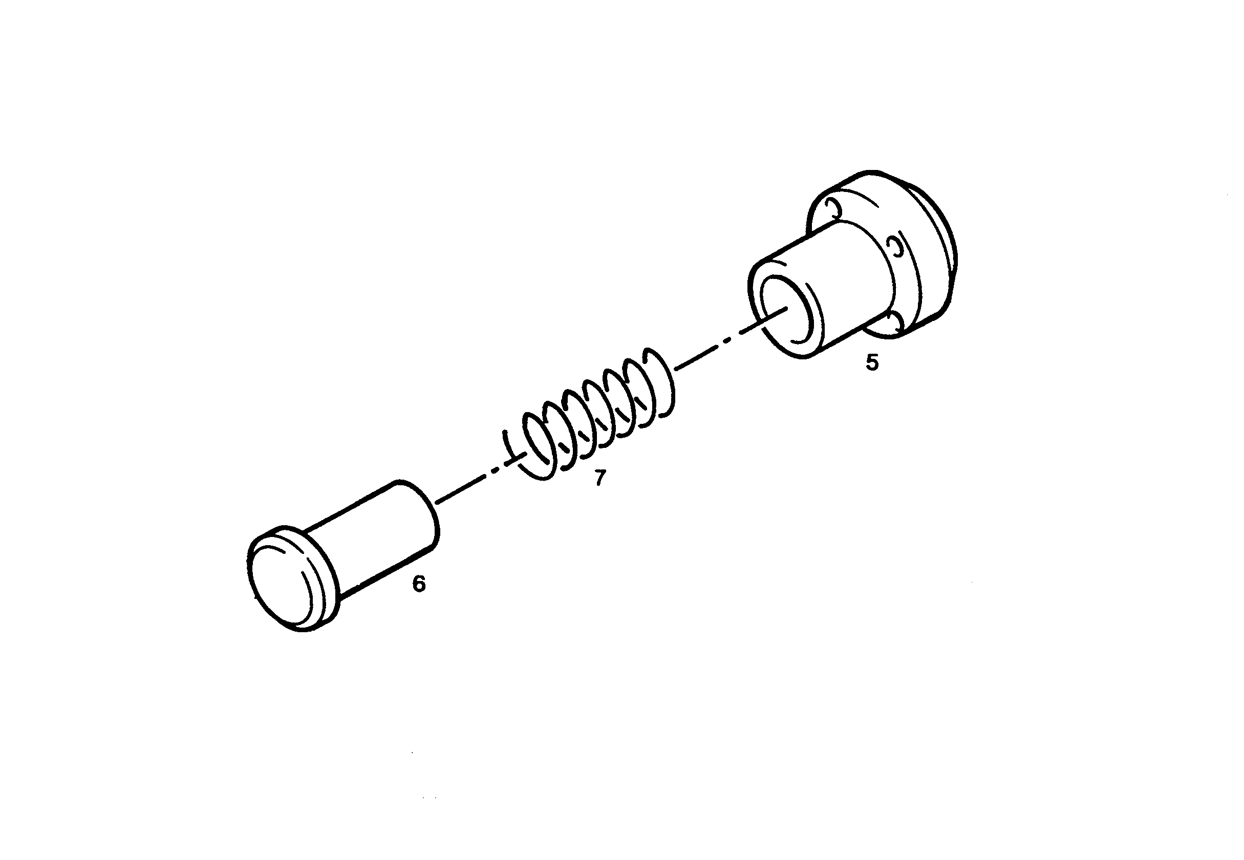 Прижимная пружина 2,5X11X47 7021412 LIEBHERR