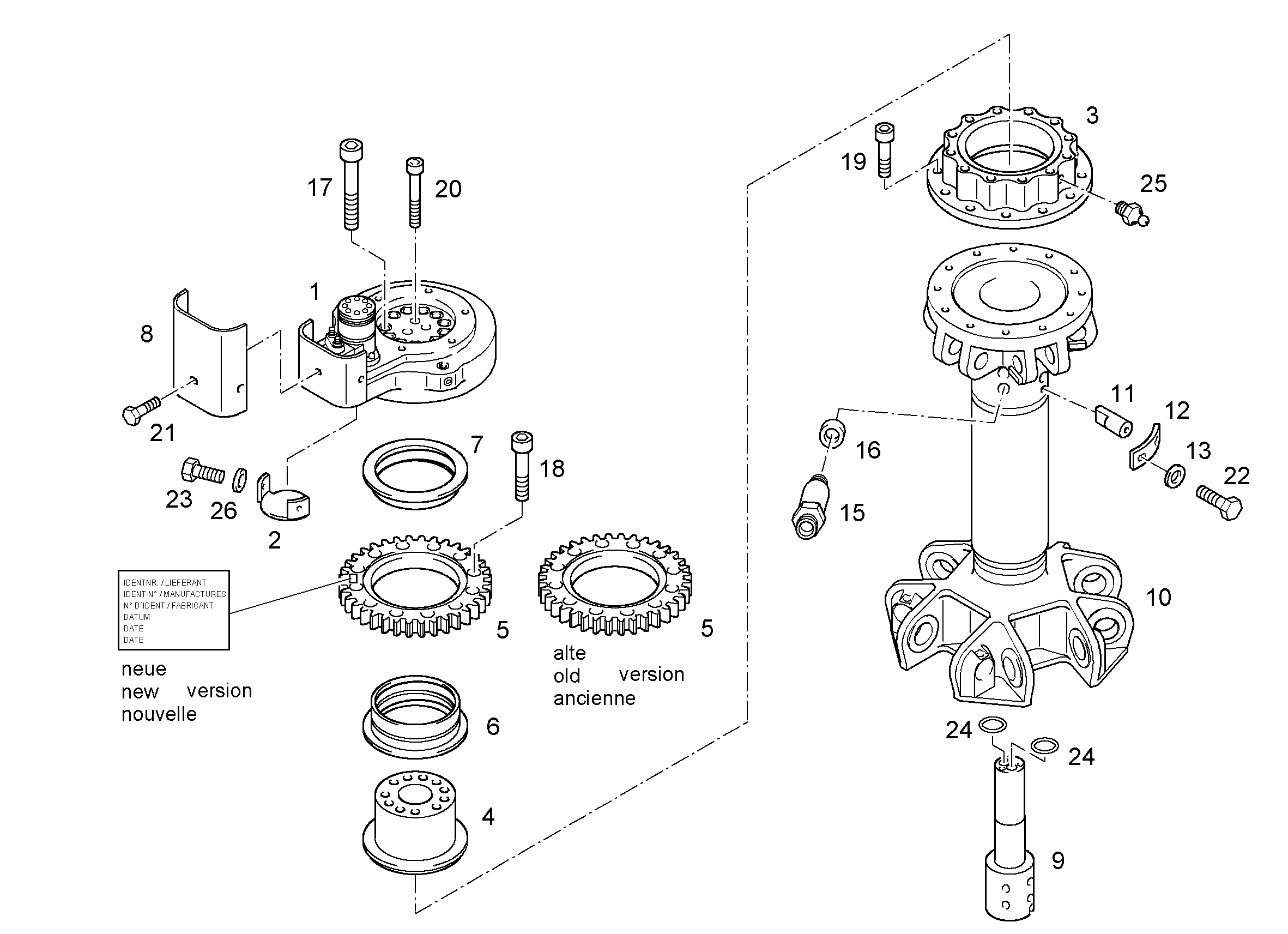 КОРПУС 9249746 LIEBHERR