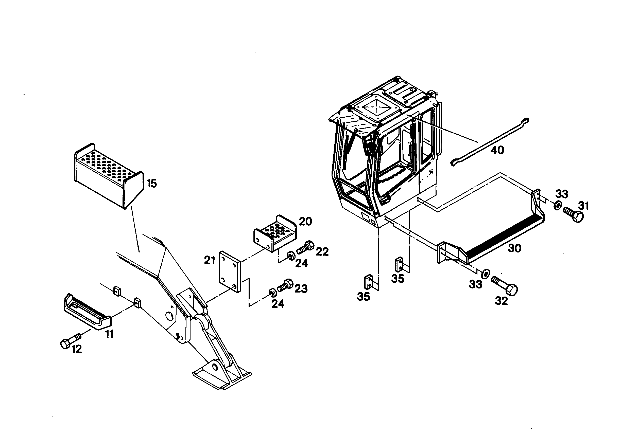 ПОДНОЖКА 9208689 LIEBHERR