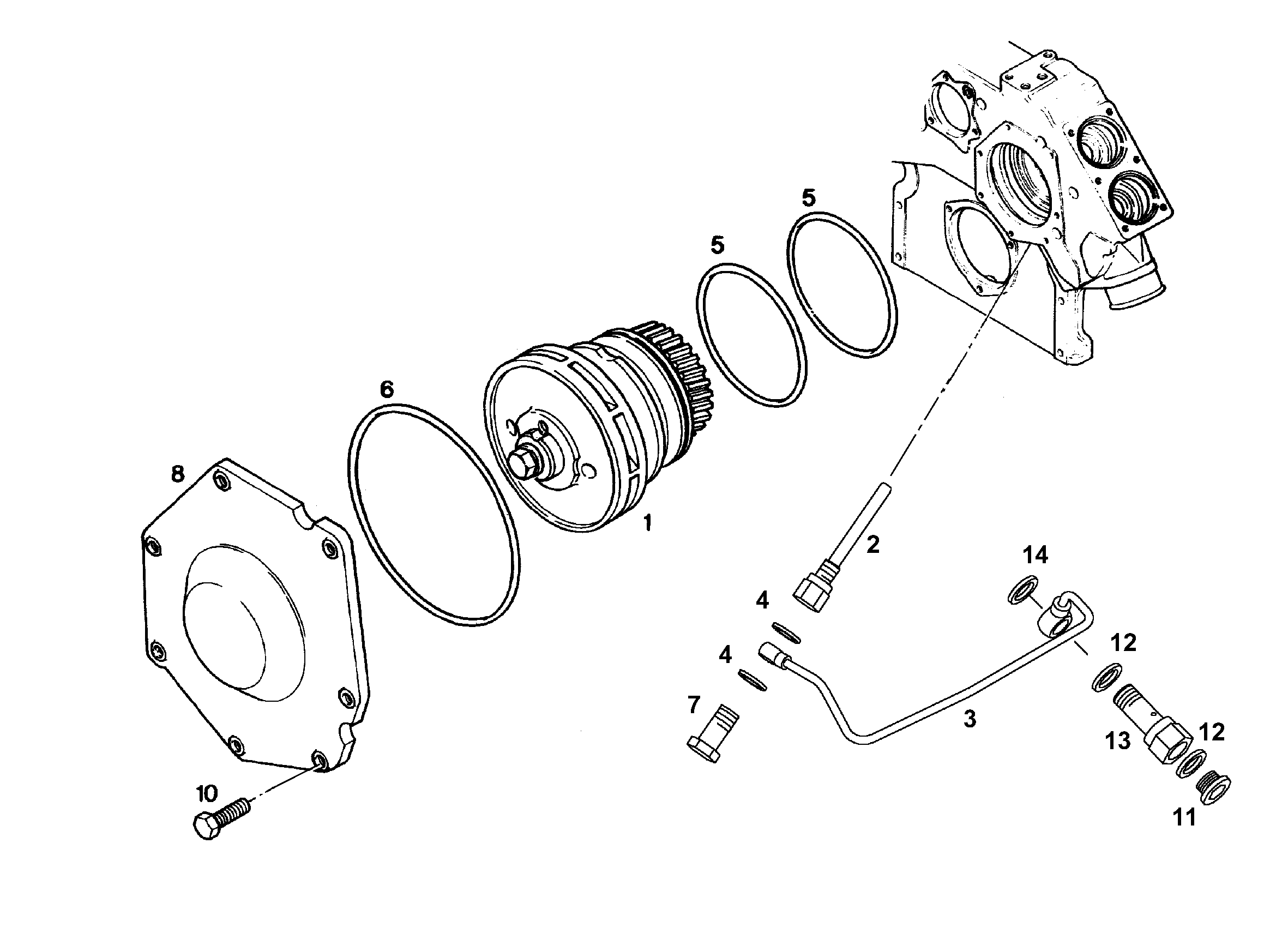 БОЛТ ПОЛЫЙ 6-4 9885889 LIEBHERR