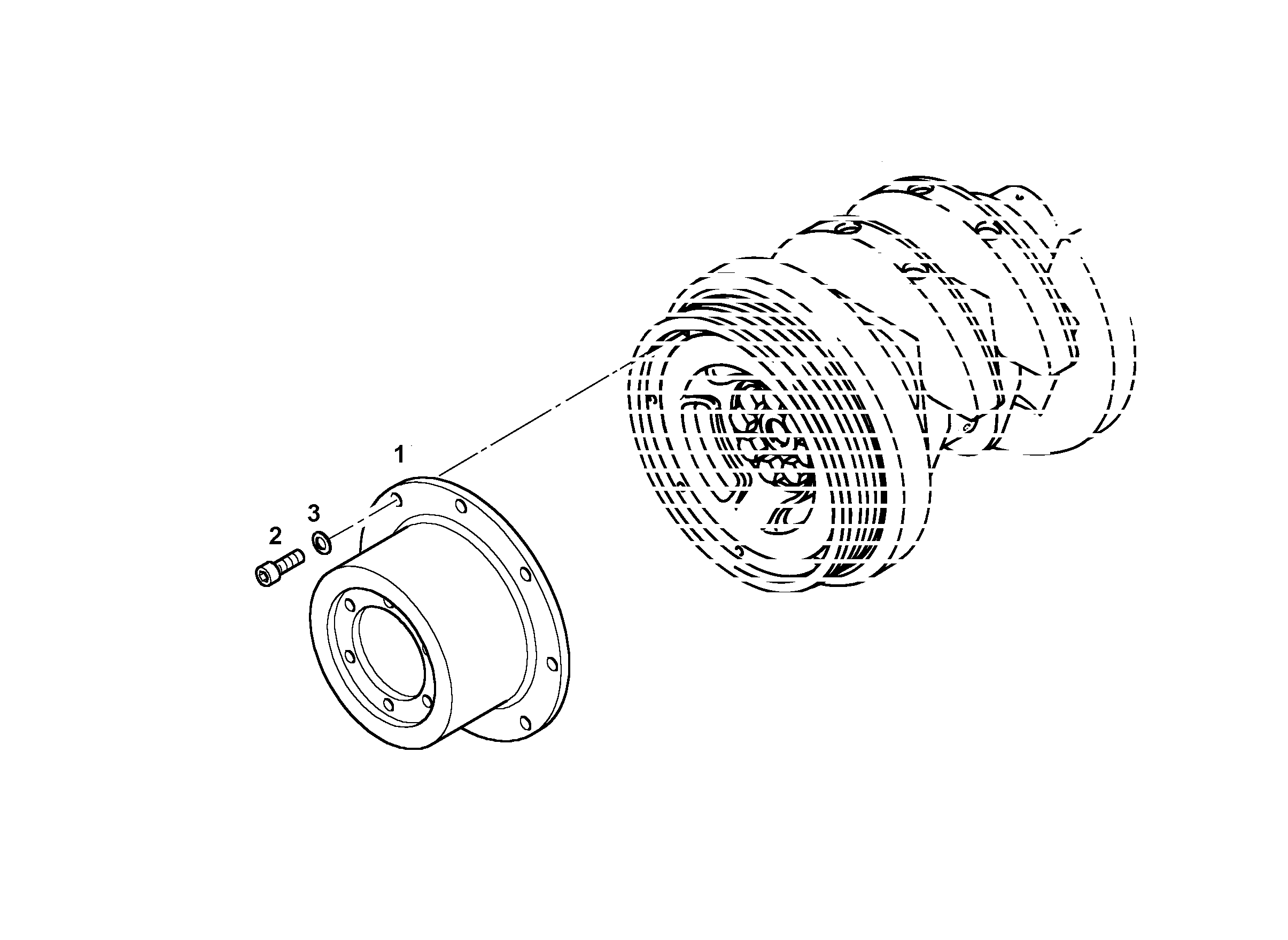 ПРОМЕЖУТОЧНОЕ КОЛЬЦО 118X220X96,2 9072352 LIEBHERR