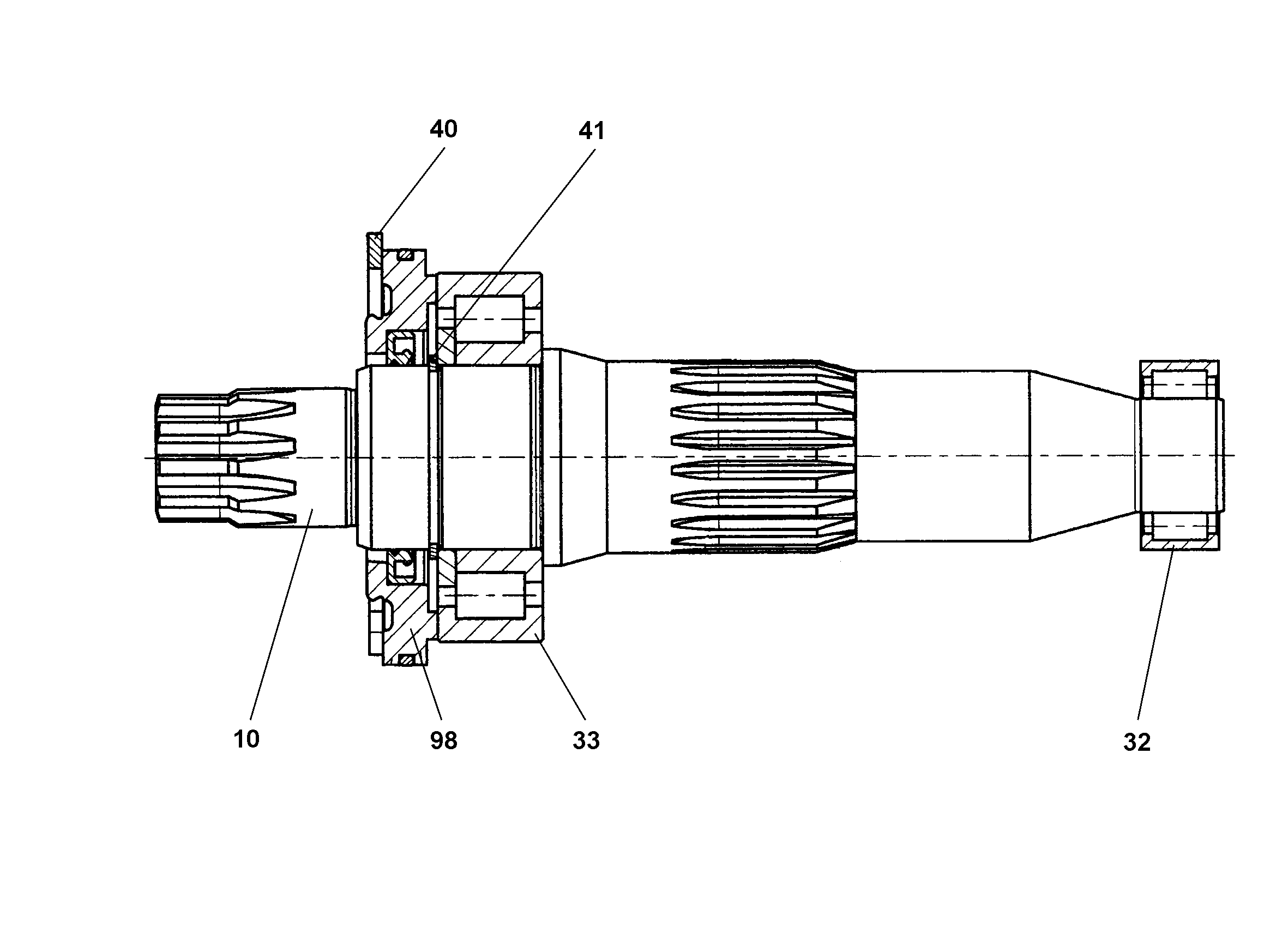 ВАЛ ПРИВОДНОЙ NG 075 9889655 LIEBHERR