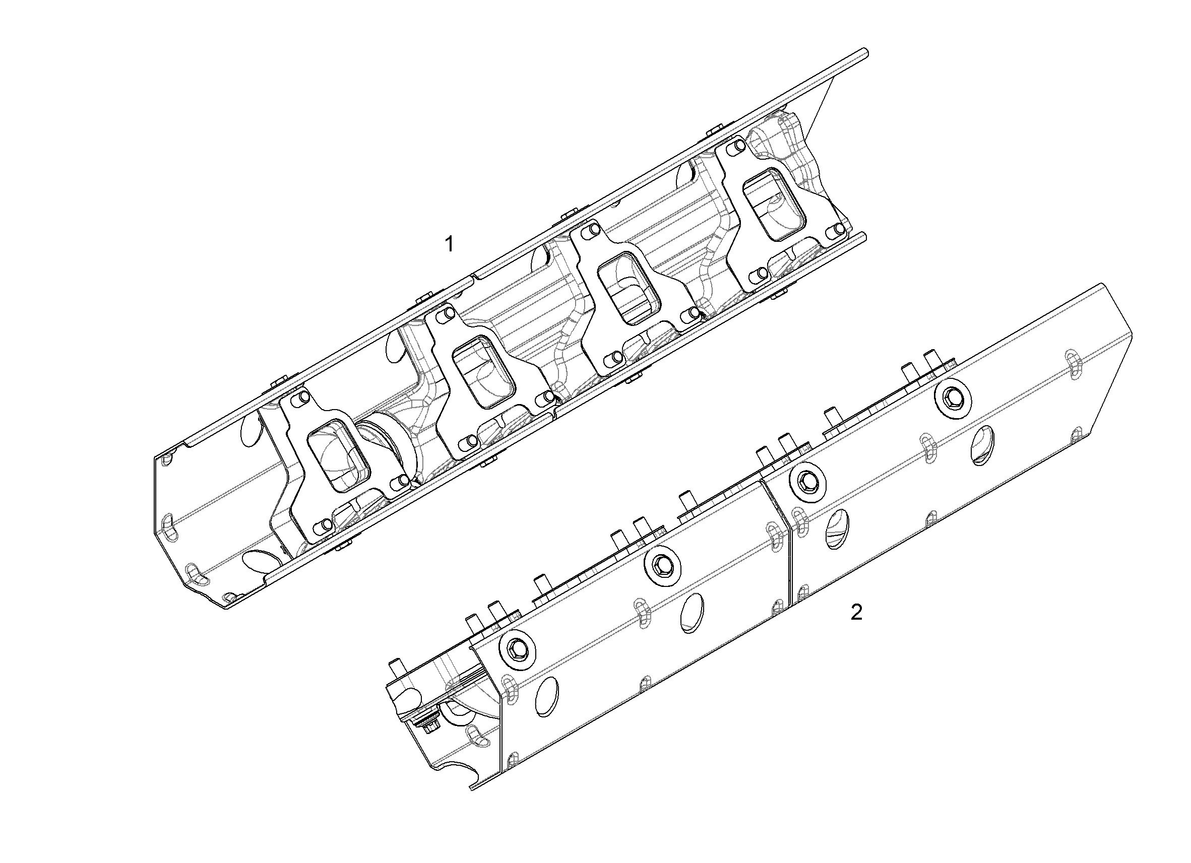 ТРУБА ВЫХЛОПНАЯ СЛЕВА 10115668 LIEBHERR