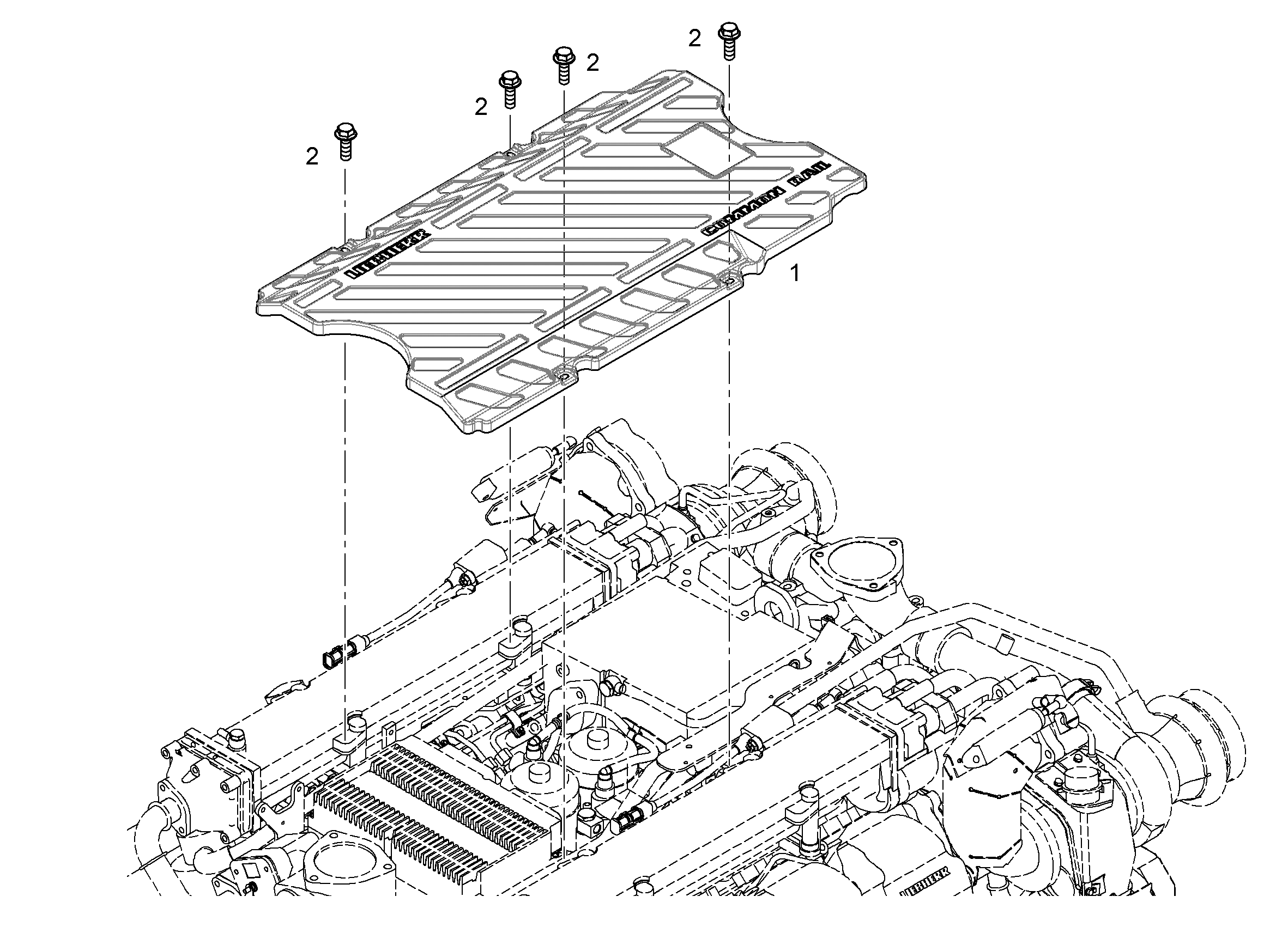 ПЛАСТИНА ЗАЩИТНАЯ 3022220 LIEBHERR