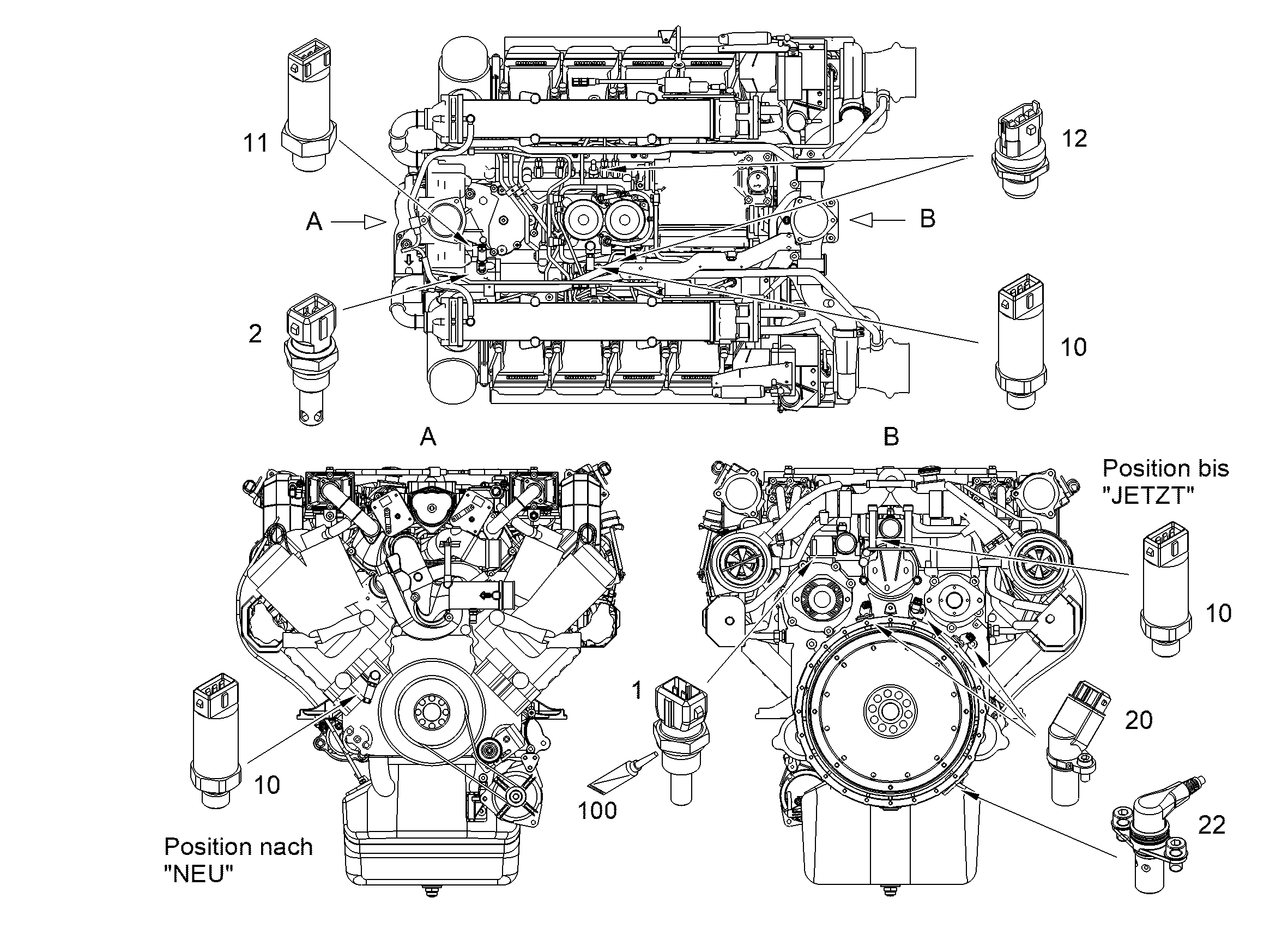 ДАТЧИК ДАВЛЕНИЯ 0-1800/2300bar 10100782 LIEBHERR