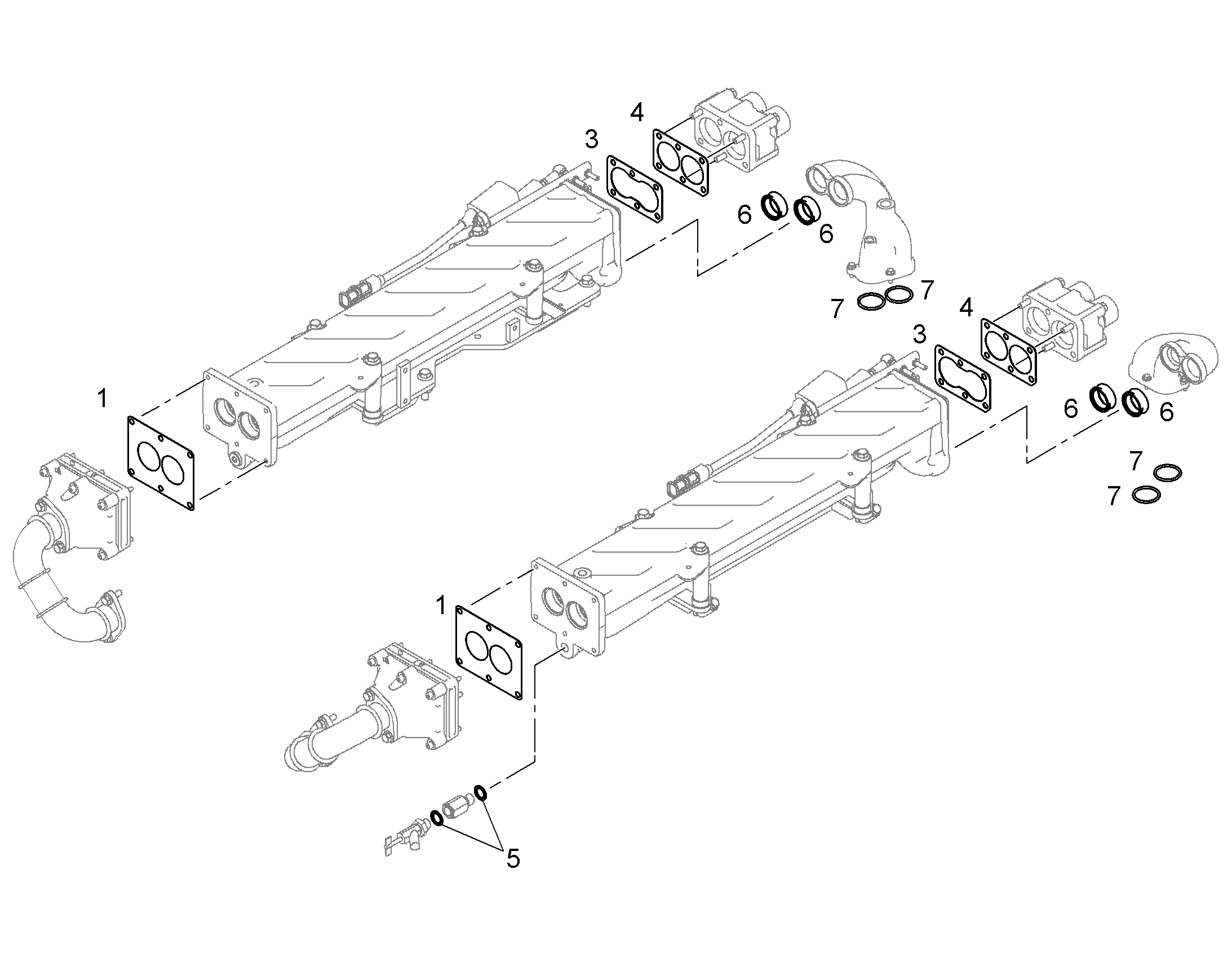 ТРУБА ВСТАВНАЯ DMR56 10037030 LIEBHERR