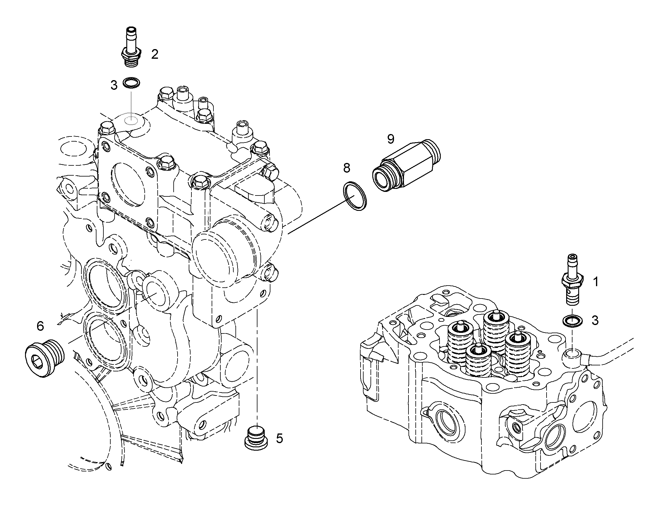 ШТУЦЕР РЕЗЬБОВОЙ M30X2/M30X1,5 10120858 LIEBHERR