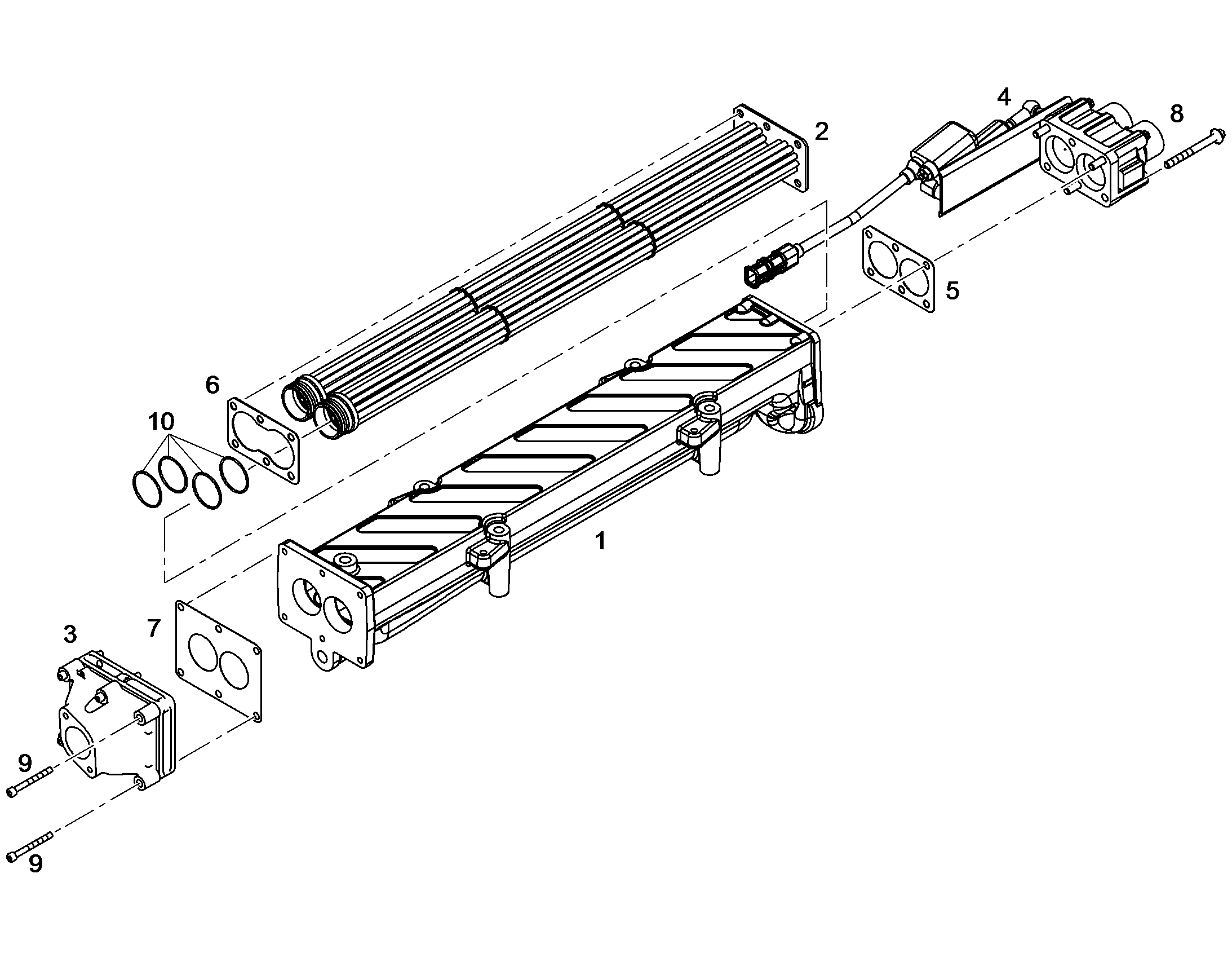 РАДИАТОР 10116470 LIEBHERR