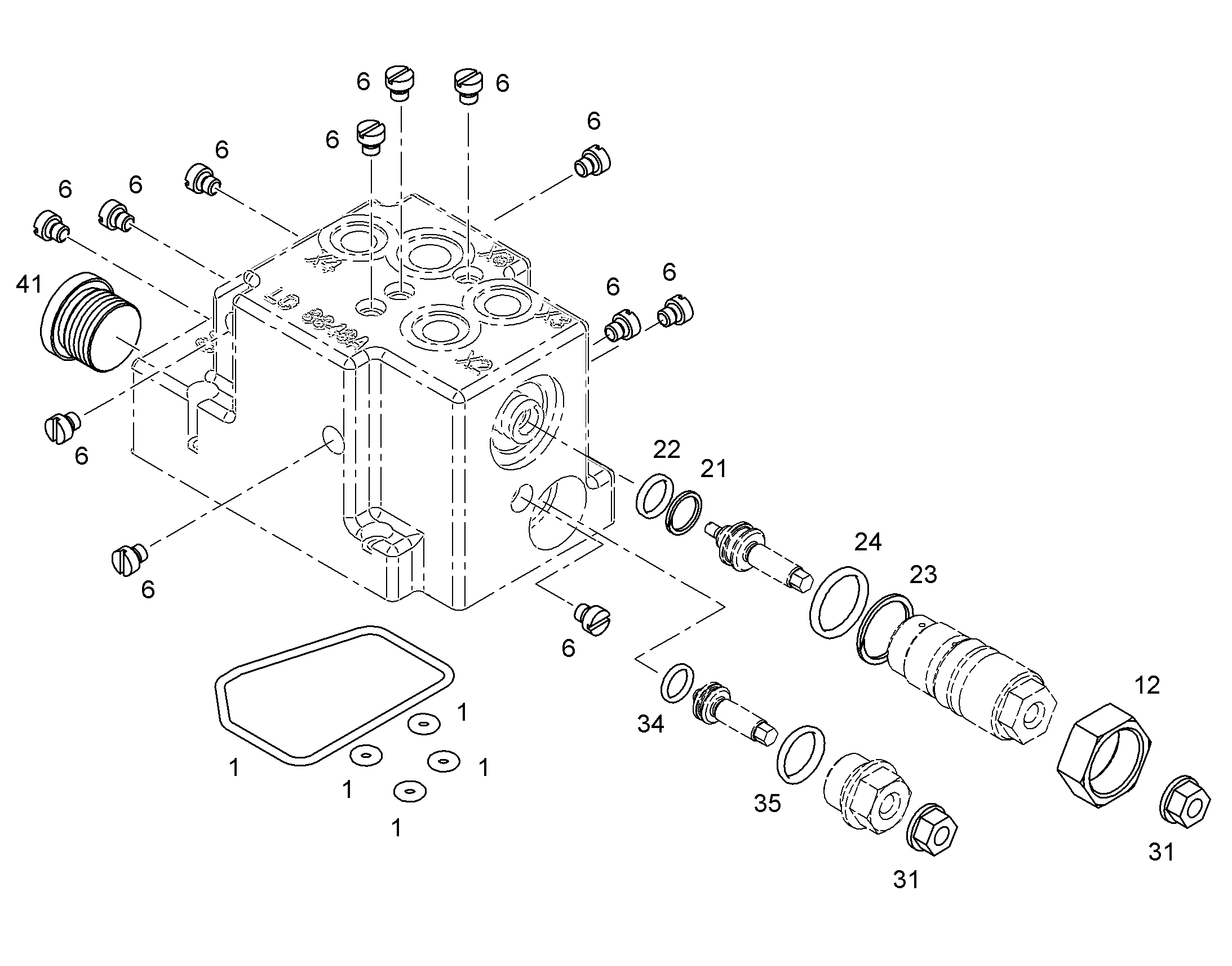 ГАЙКА M26X1,5 9074477 LIEBHERR