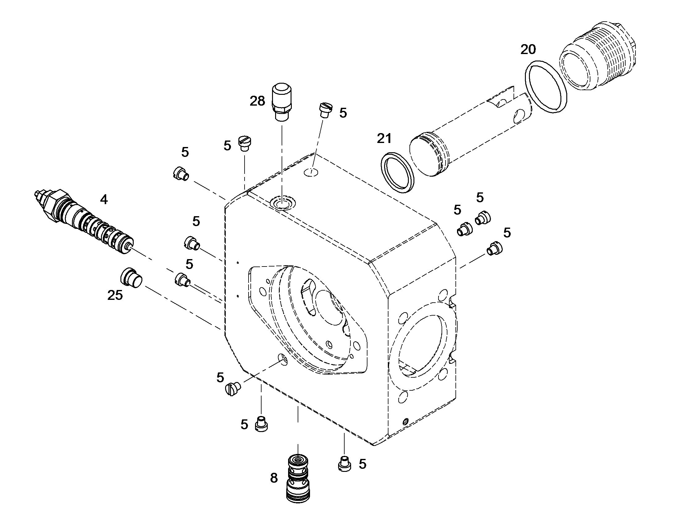 КОМПЛЕКТ УПЛОТНЕНИЙ КЛАПАНА LS 10117512 LIEBHERR
