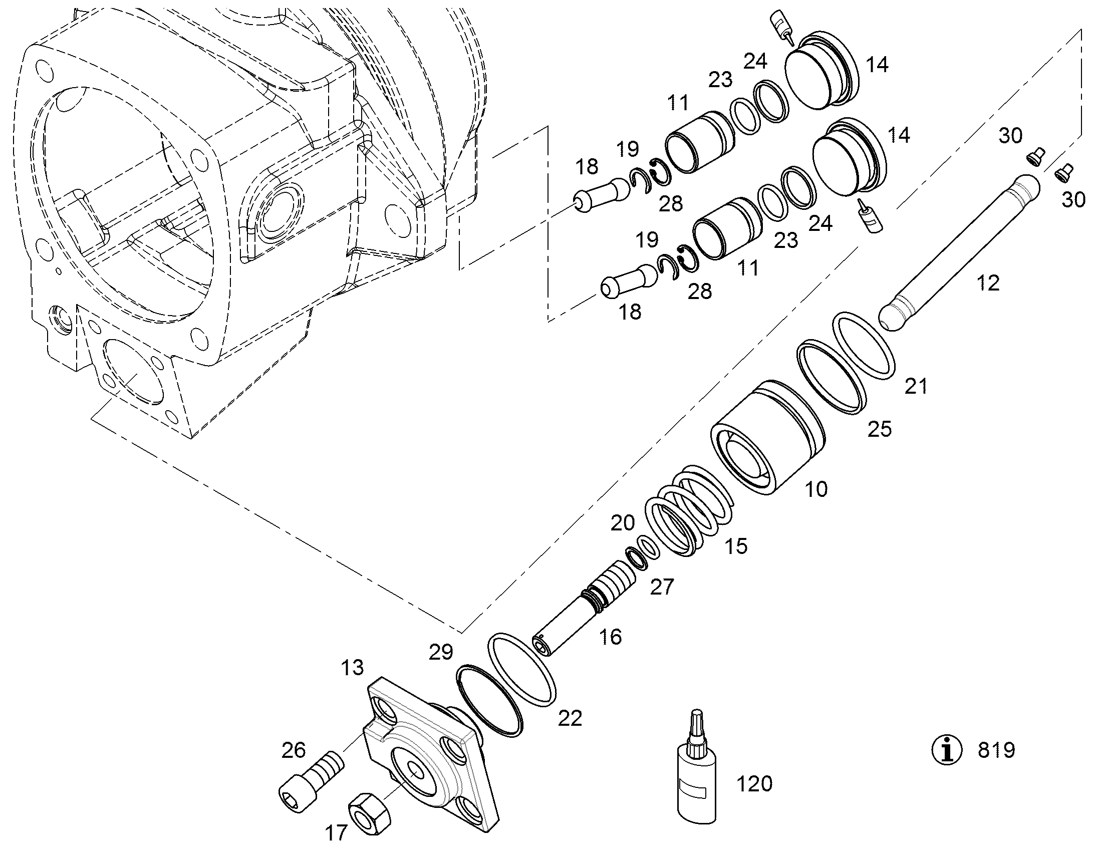 СТОПОРНЫЙ ЭЛЕМЕНТ 50ML GRUEN 11140338 LIEBHERR