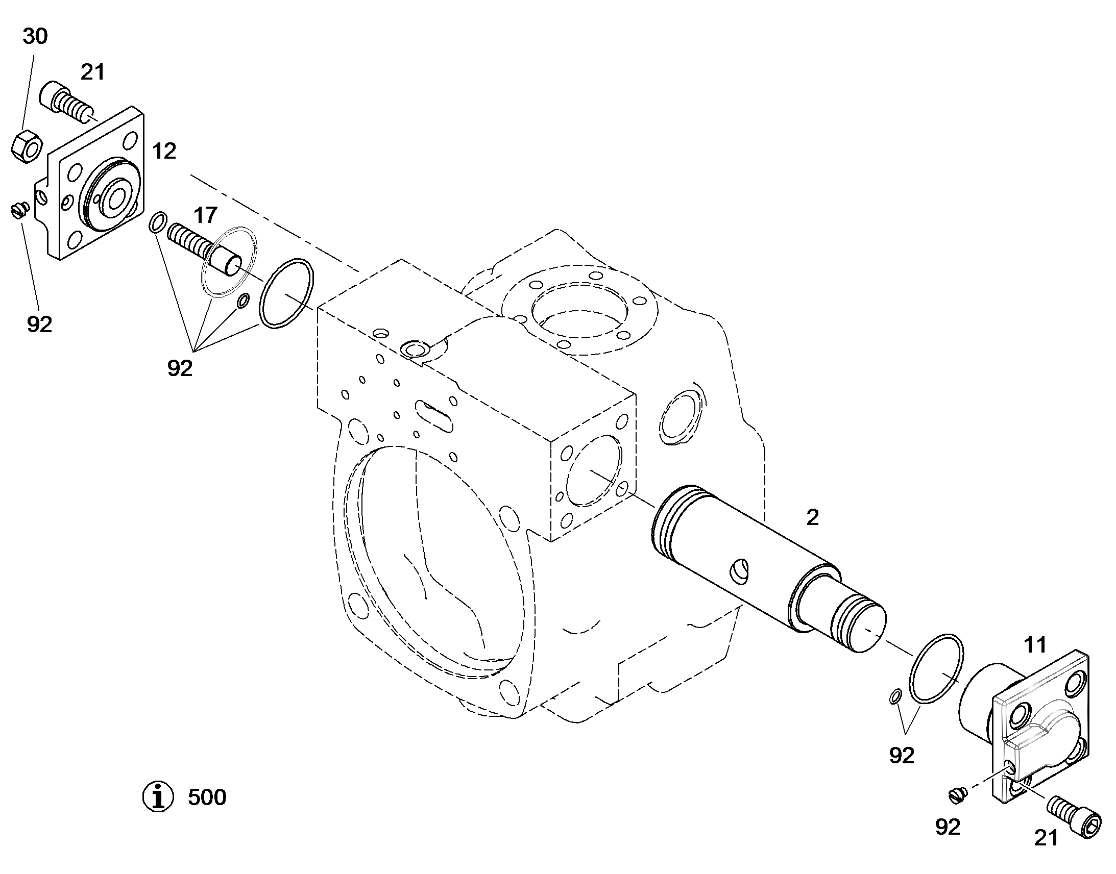 ВИНТ УПОРНЫЙ M12X38X8 42CrMo4+N 9267757 LIEBHERR
