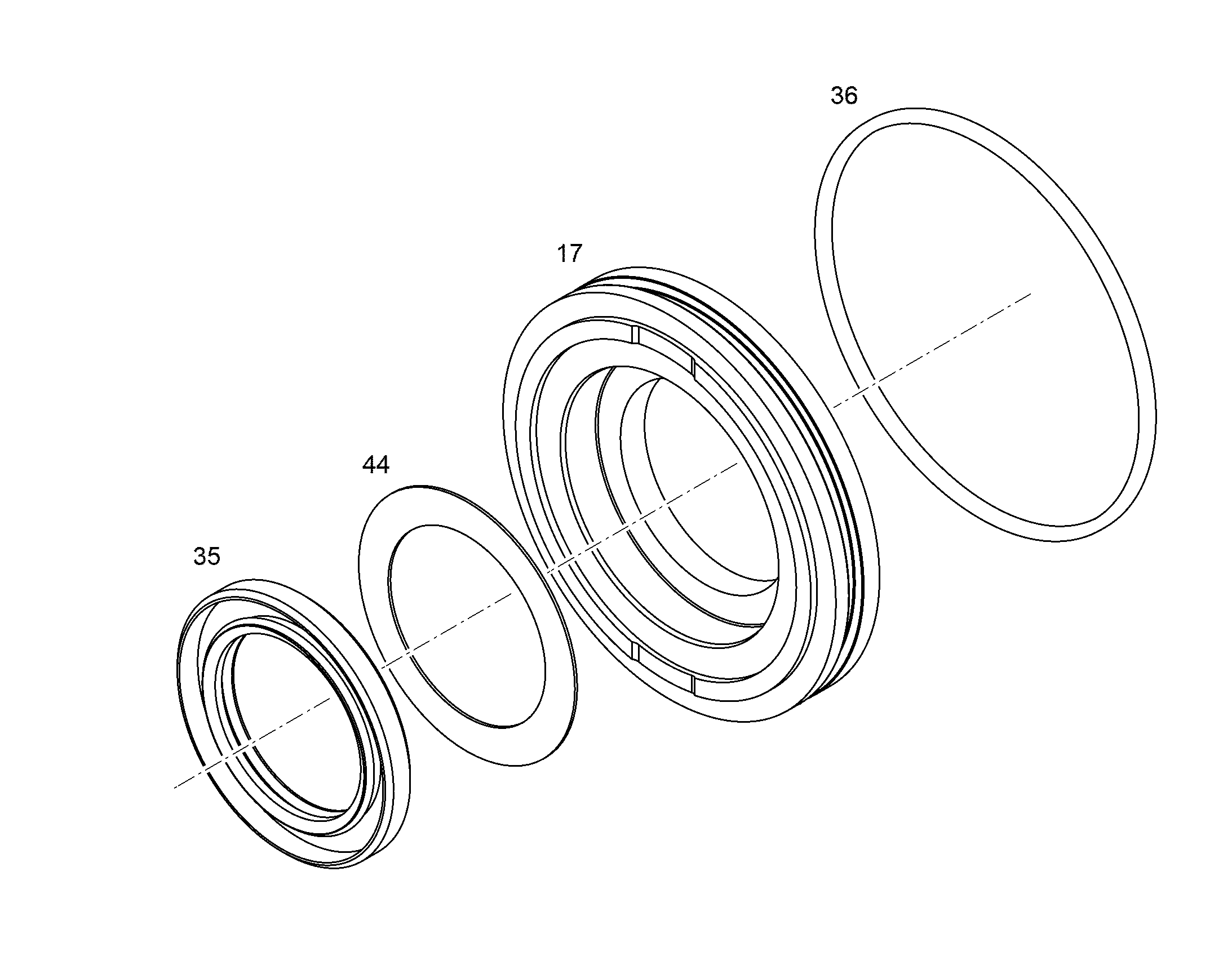 КОЛЬЦО ЗАПОРНОЕ NG 045 12802729 LIEBHERR