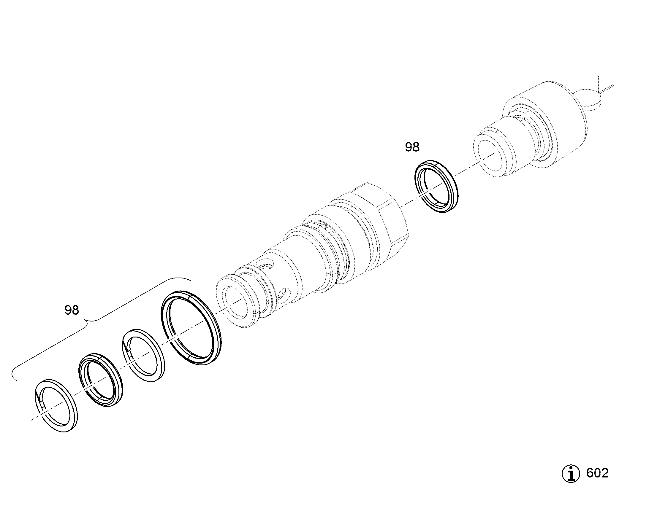 КОМПЛЕКТ УПЛОТНЕНИЙ КЛАПАНА DBV 22 9078031 LIEBHERR