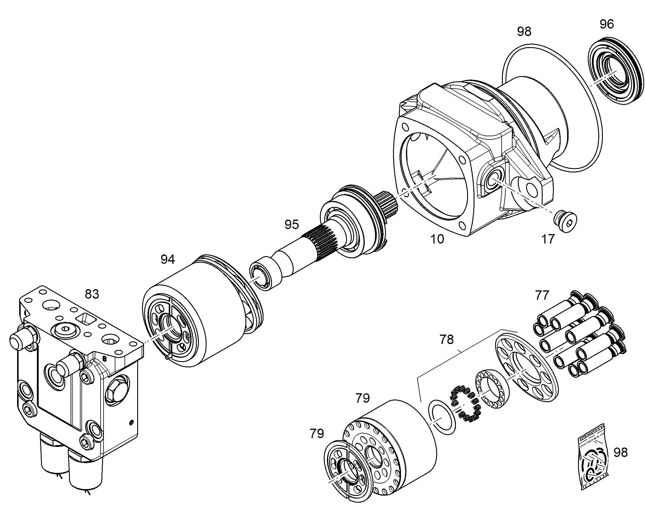 РЕМК-Т - ЦИЛИНДР+ПАНЕЛЬ УПР. NG 045 9880519 LIEBHERR