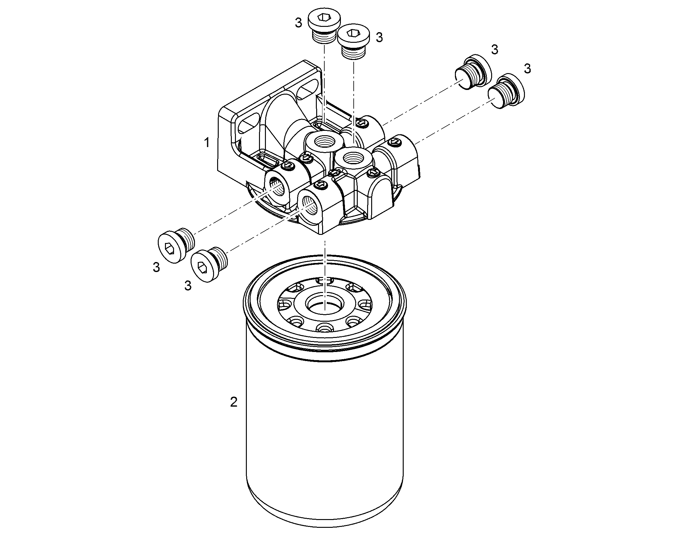 ФИЛЬТР ТОНКОЙ ОЧИСТКИ ТОПЛИВА 3-5µm 12887425 LIEBHERR