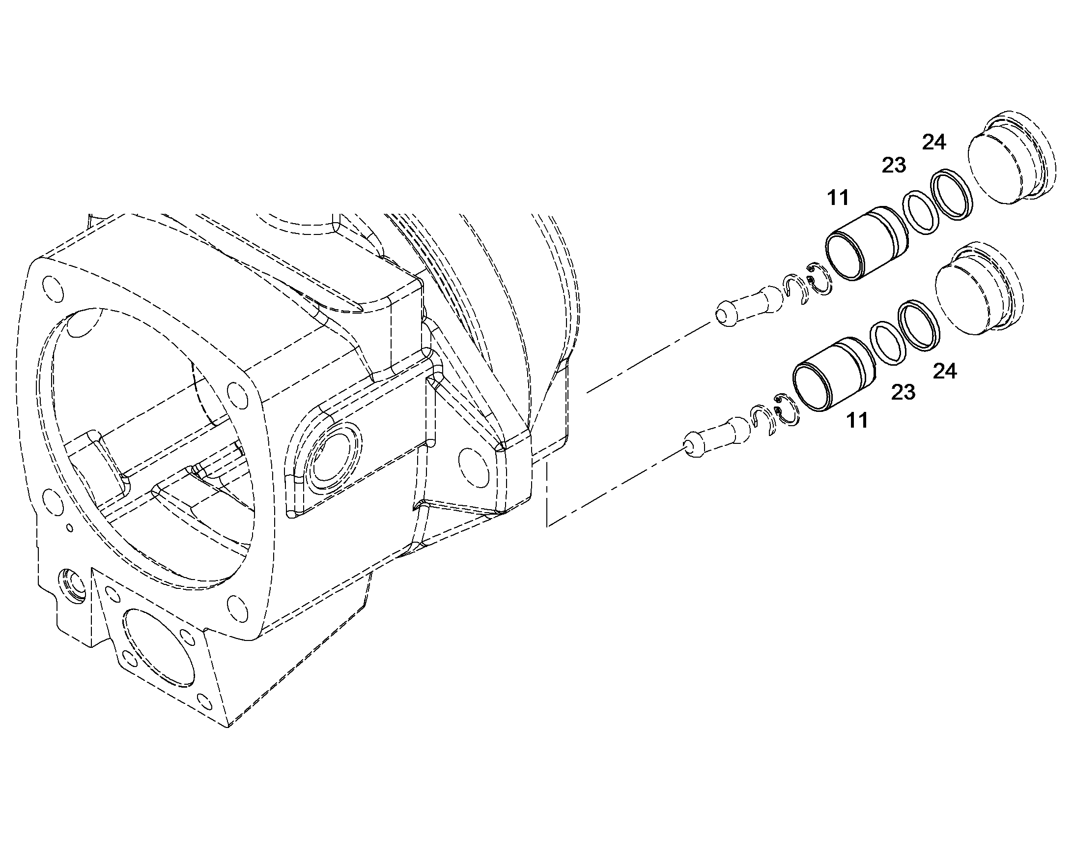ПОРШЕНЬ РЕГУЛИРУЮЩИЙ NG 165 12908014 LIEBHERR