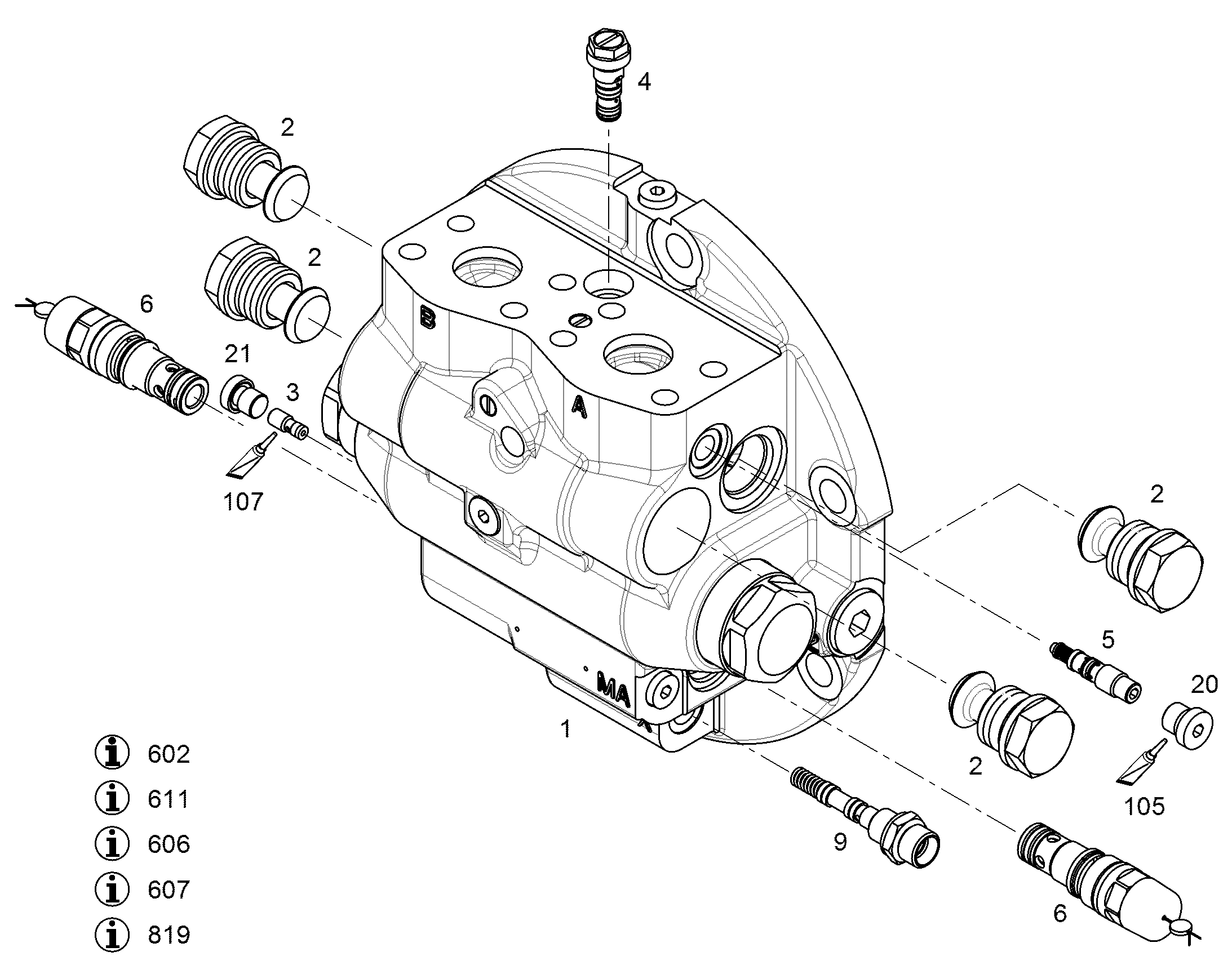 КЛАПАН ОТКЛЮЧЕНИЯ 10133558 LIEBHERR