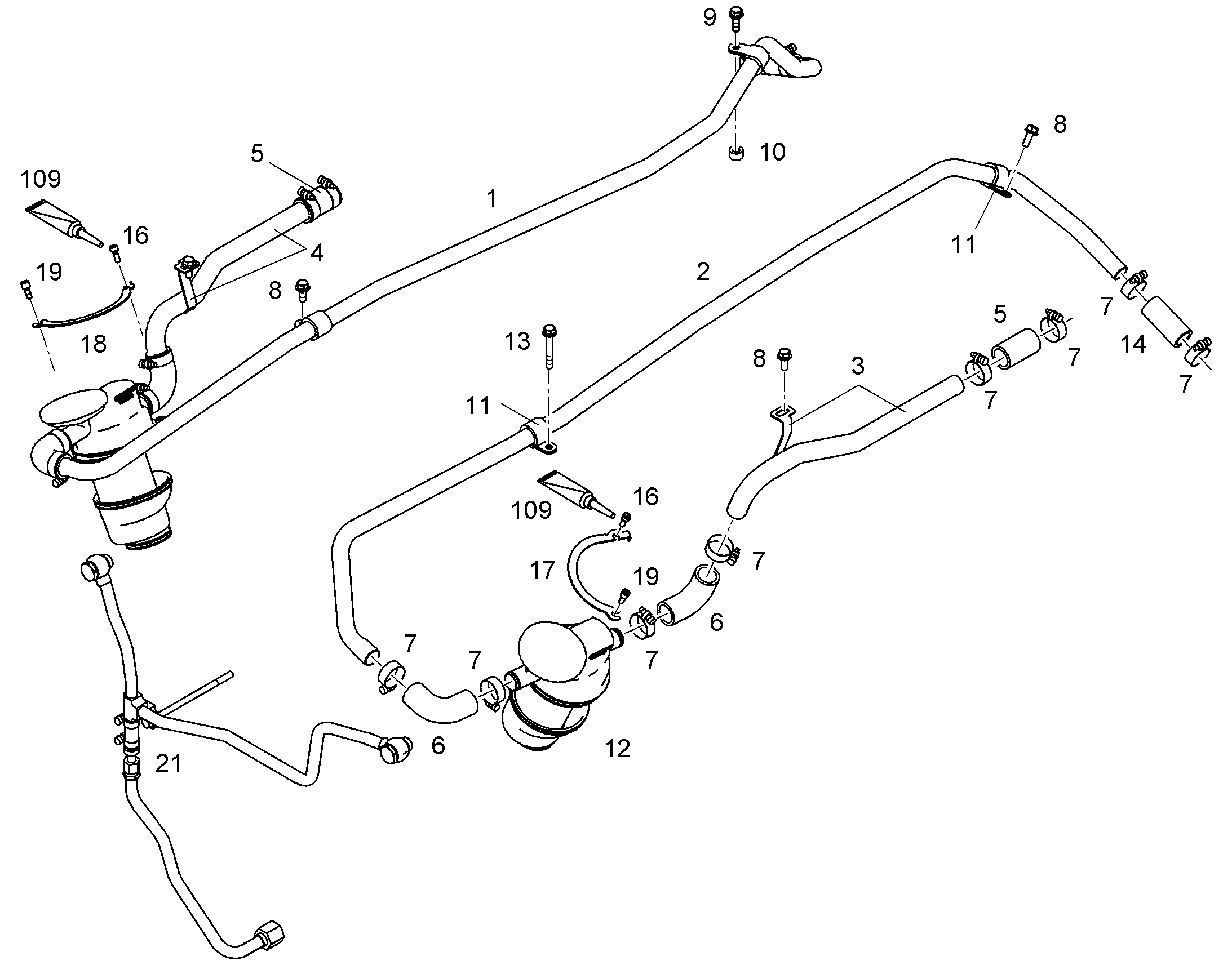 МАСЛОПРОВОД 10132029 LIEBHERR
