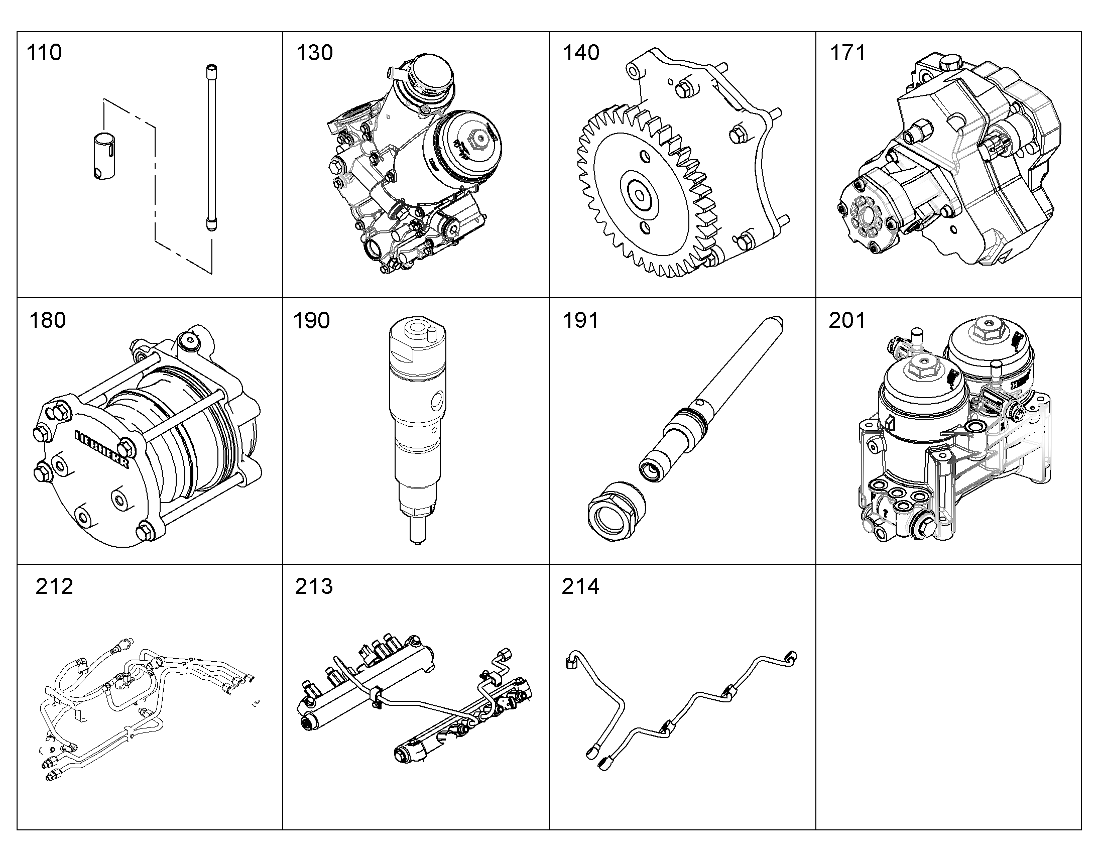 ТОПЛИВОПРОВОДЫ 10124782 LIEBHERR