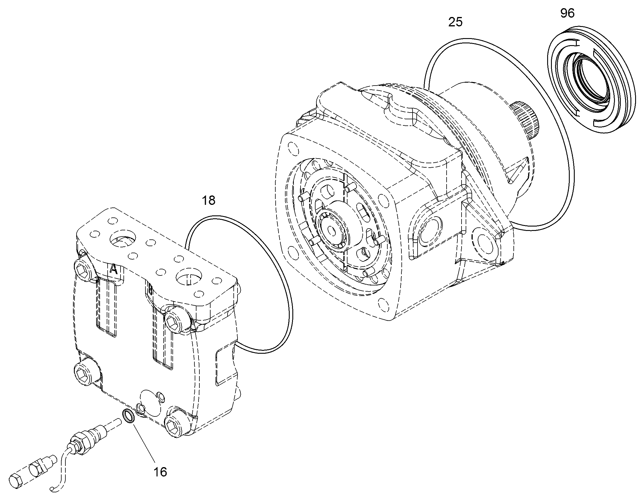 УПЛОТНИТЕЛЬНОЕ КОЛЬЦО ISO 3601-1 247,02X5,33 7380498 LIEBHERR