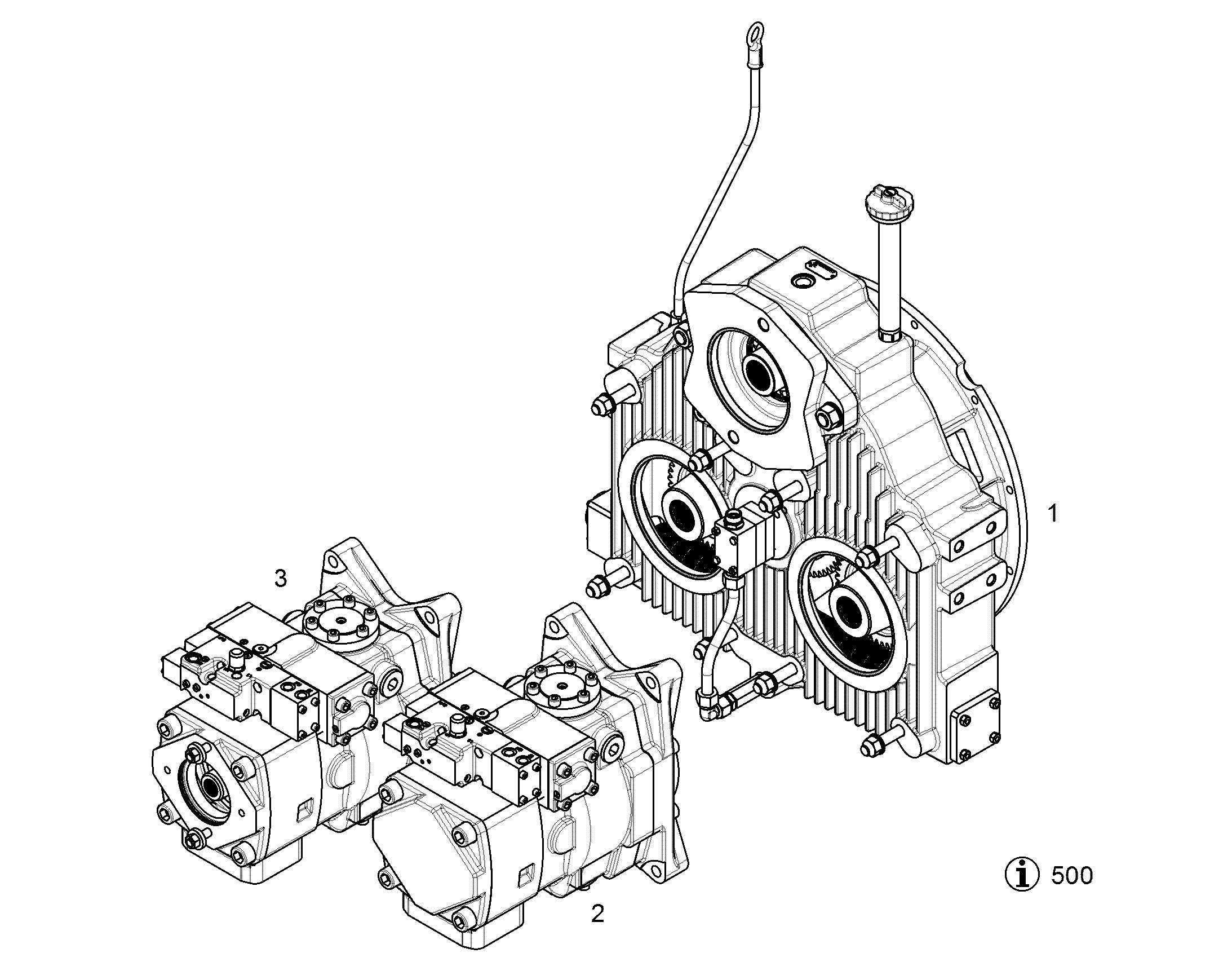 НАСОС ГИДРАВЛИЧ.РЕГУЛИРОВОЧНЫЙ LPV 165cm³/U 10121397 LIEBHERR