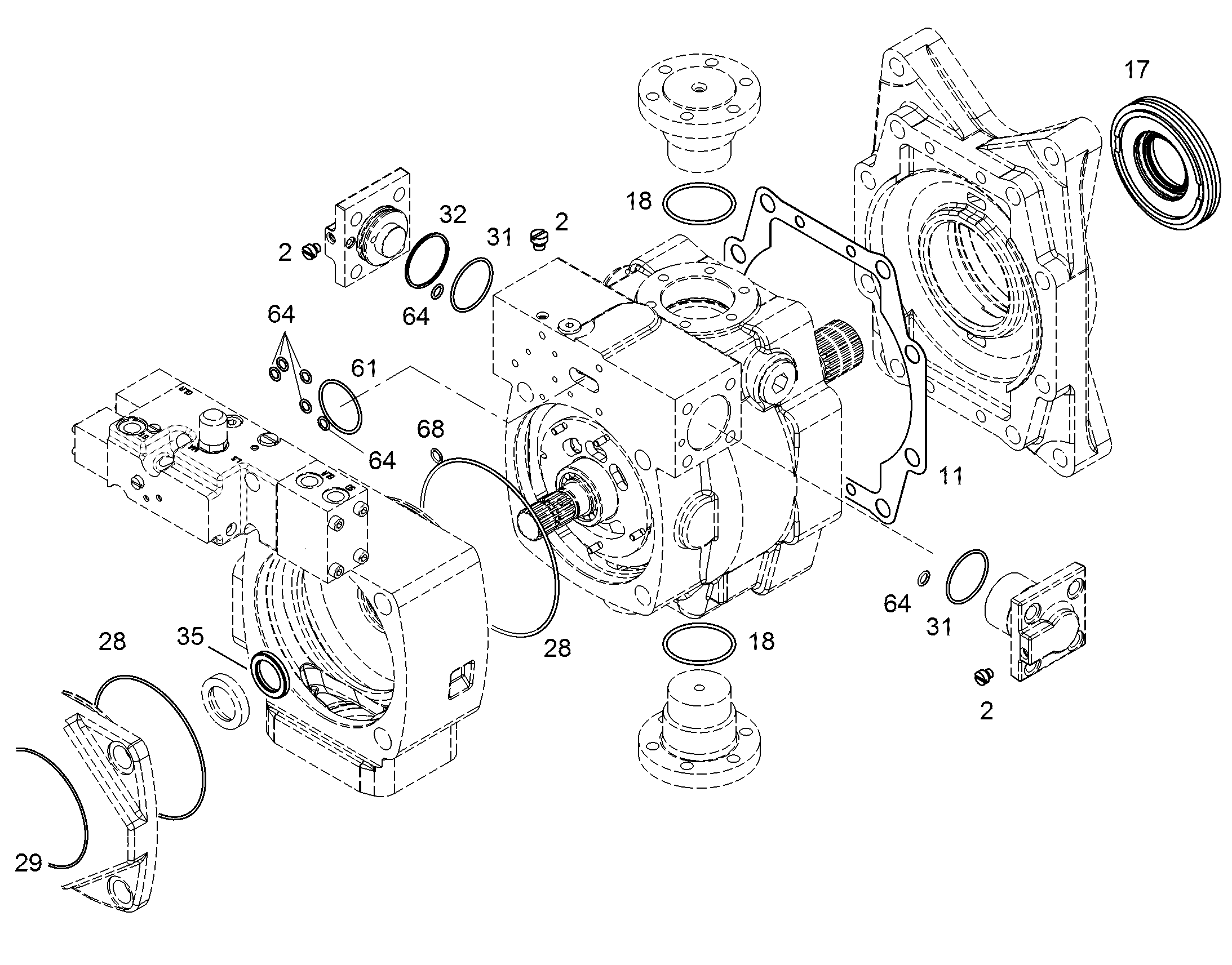 УПЛОТНИТЕЛЬНОЕ КОЛЬЦО ISO 3601-1 41X1,78 7380849 LIEBHERR