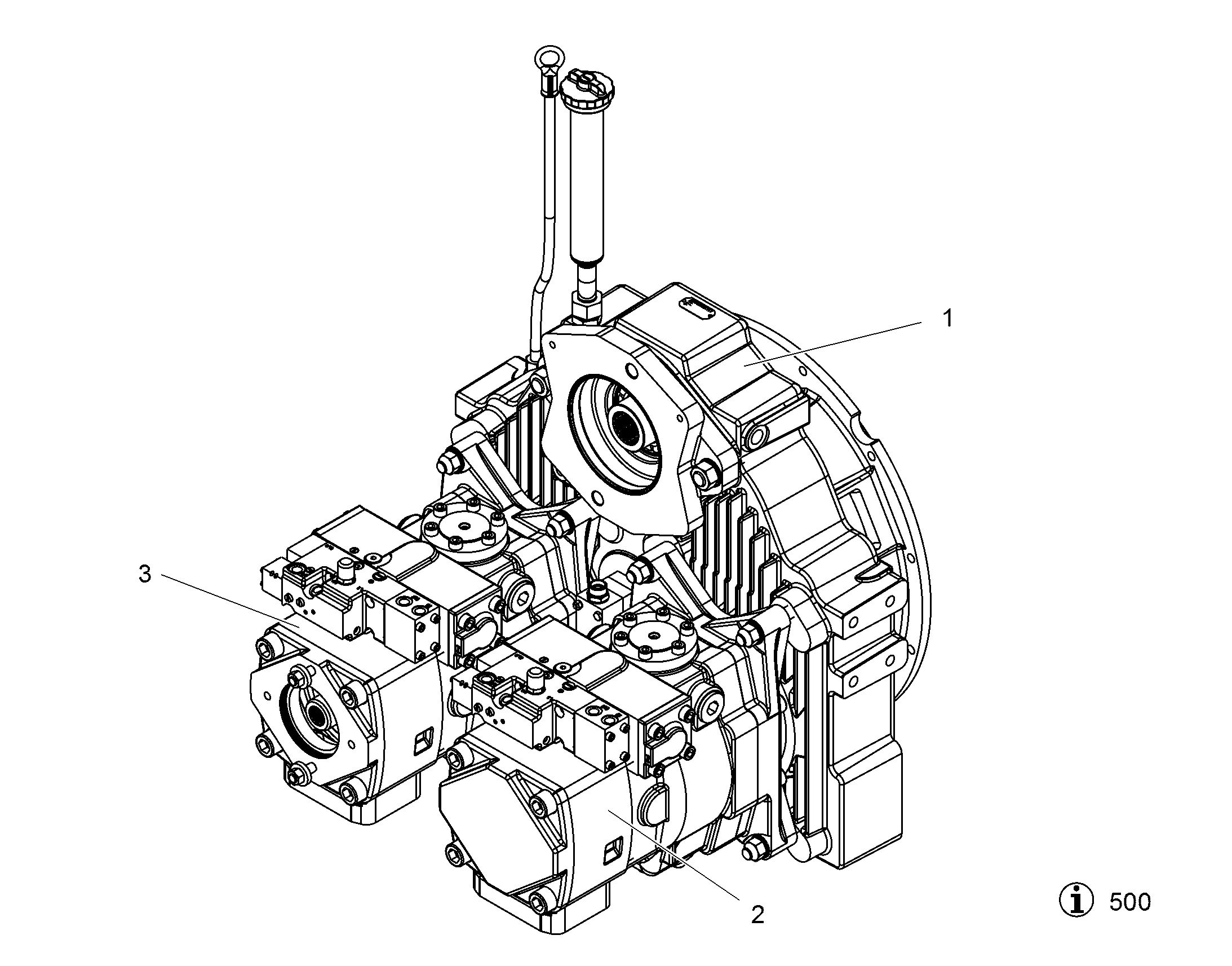 КОРОБКА НАСОСА РАЗДАТОЧНАЯ 10124708 LIEBHERR