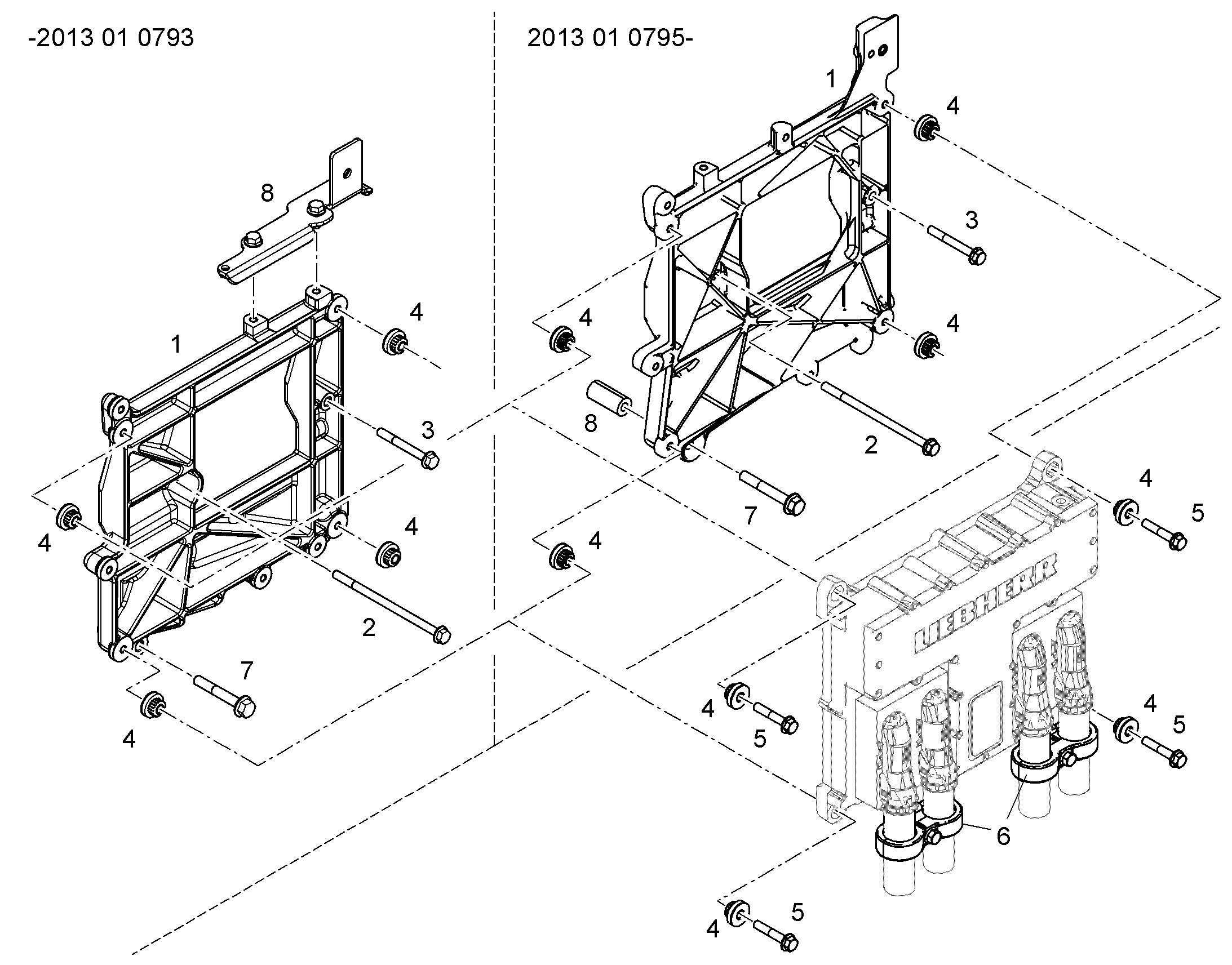 БОЛТ С ШЕСТИГРАННОЙ ГОЛОВКОЙ M8X150 10.9 MAN183-B1 10037106 LIEBHERR