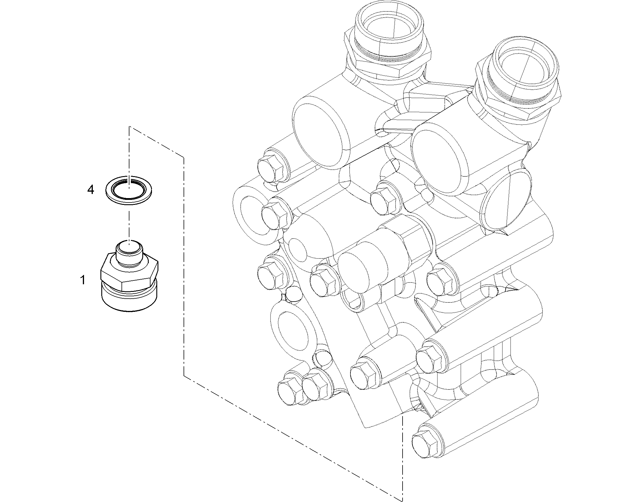КЛАПАН M16X1,5 10138988 LIEBHERR