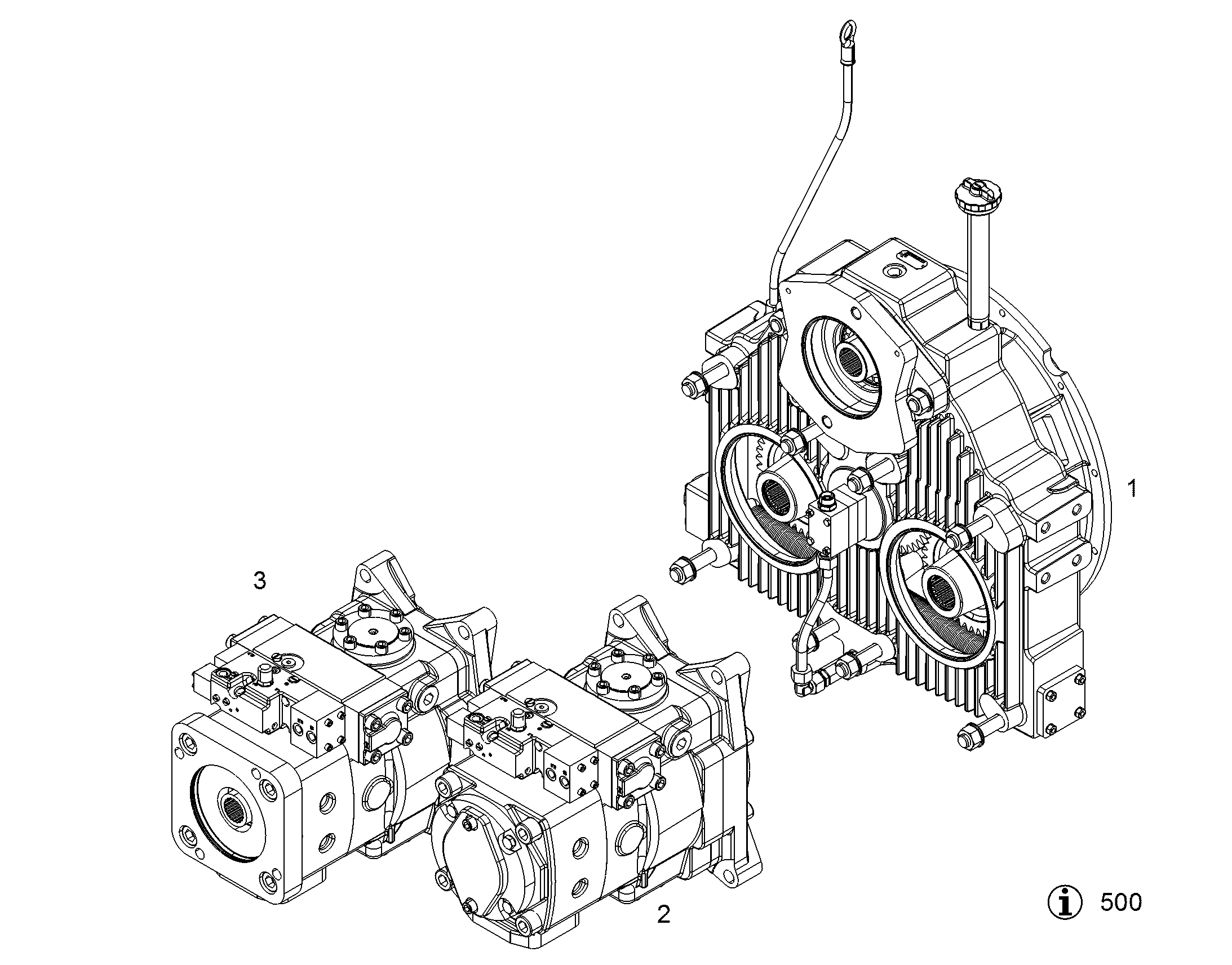 КОРОБКА НАСОСА РАЗДАТОЧНАЯ 10120913 LIEBHERR