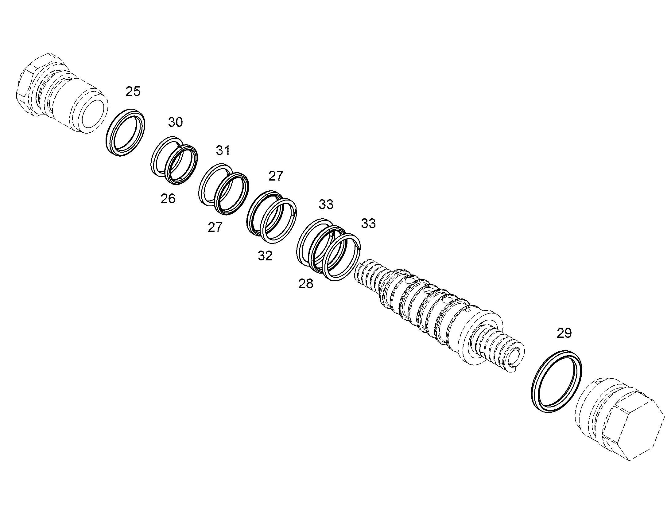 УПЛОТНИТЕЛЬНОЕ КОЛЬЦО ISO 3601-1 14X1,78 7381102 LIEBHERR