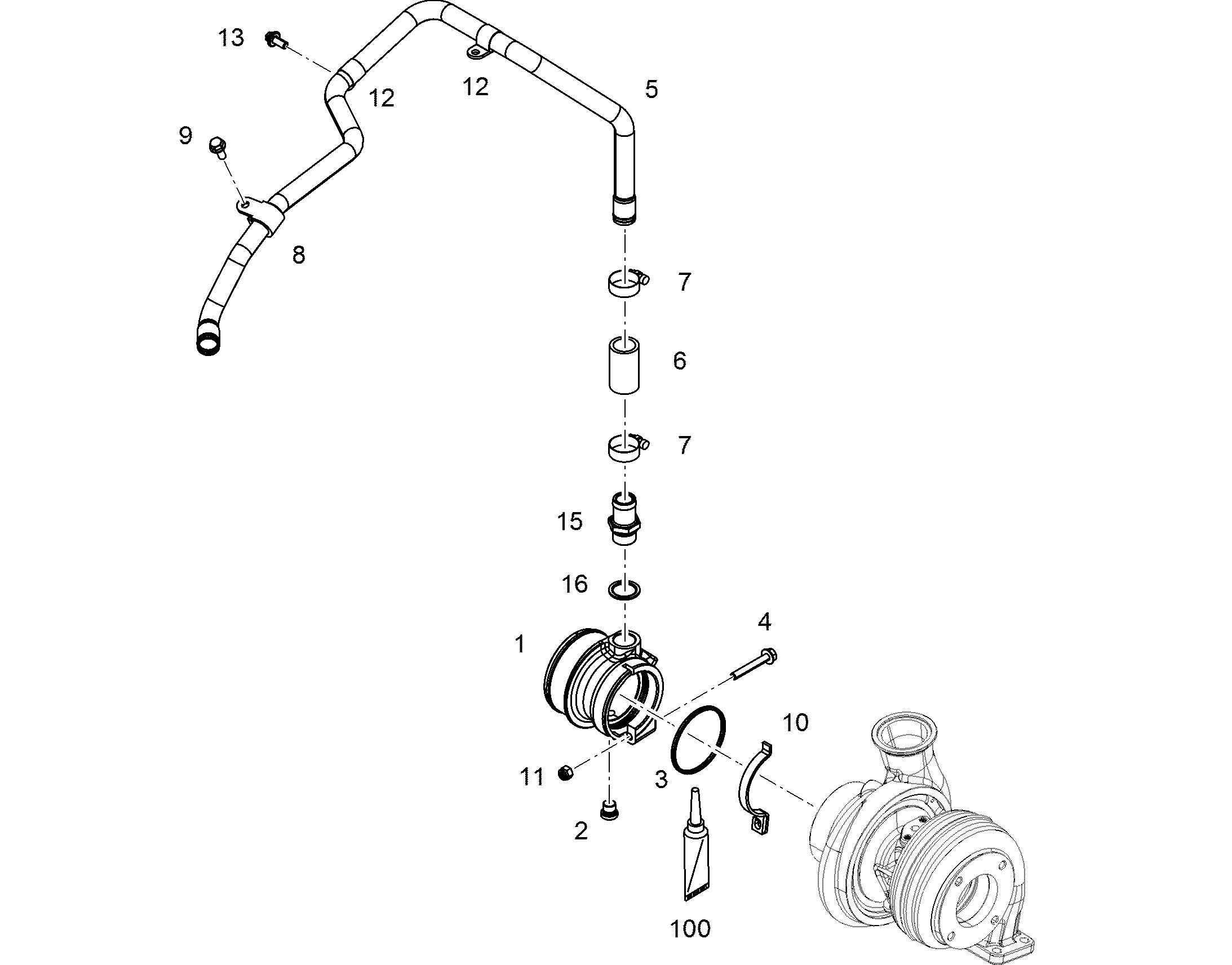 СКОБА d=77,3 10127841 LIEBHERR