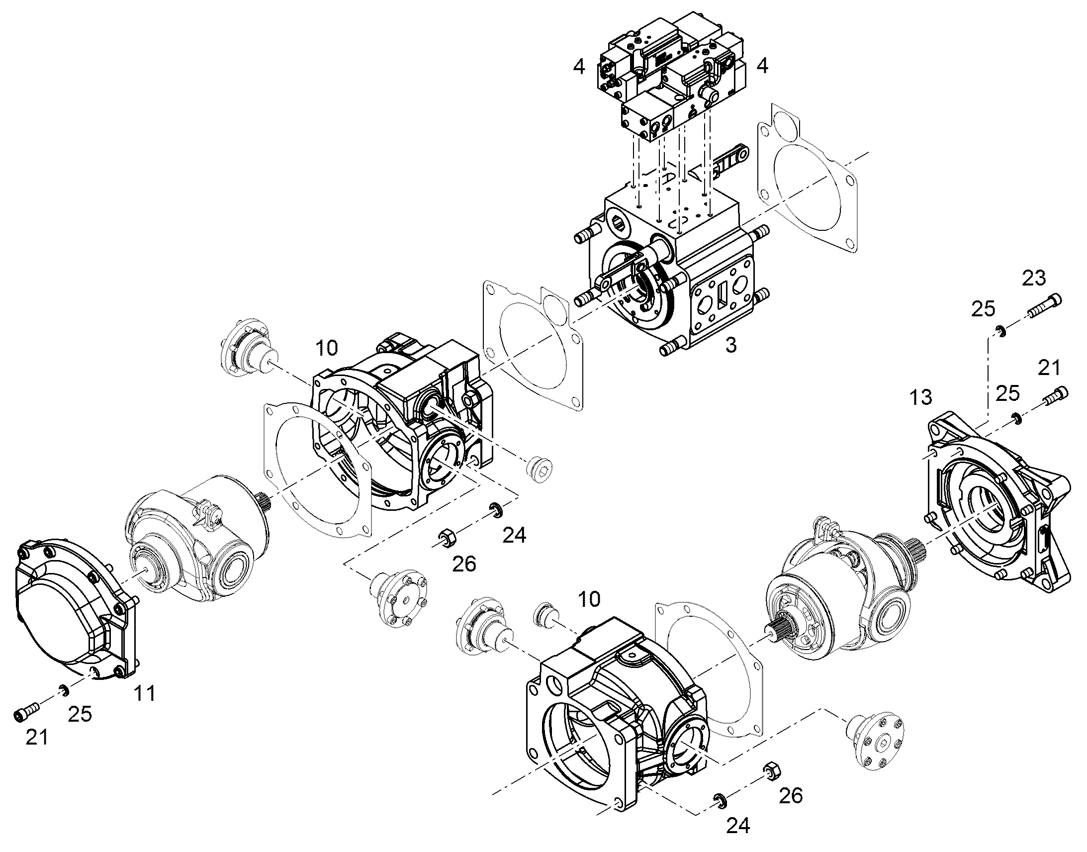 КЛАПАН РЕГУЛИРОВОЧНЫЙ EHR 10123422 LIEBHERR