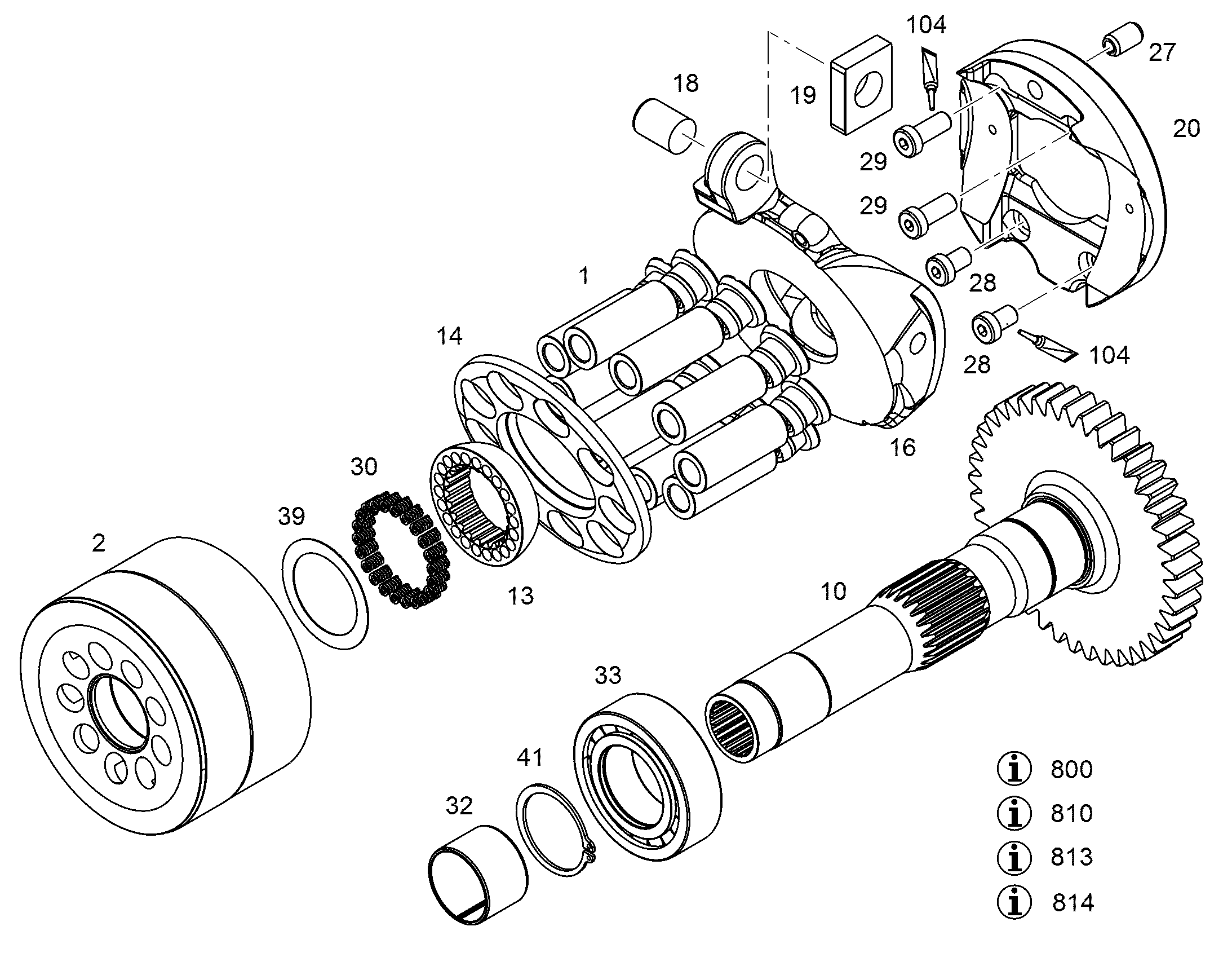 ШАР ОТВОДА NG 100-107 9072294 LIEBHERR