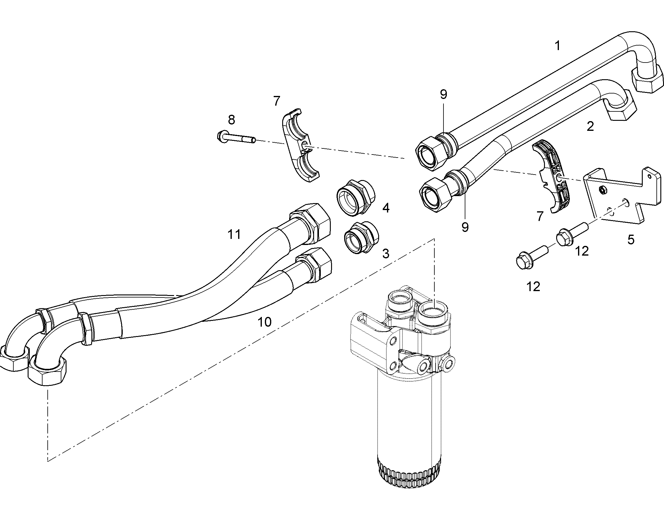 СКОБА КРЕПЛЕНИЯ d=34-34 10139401 LIEBHERR