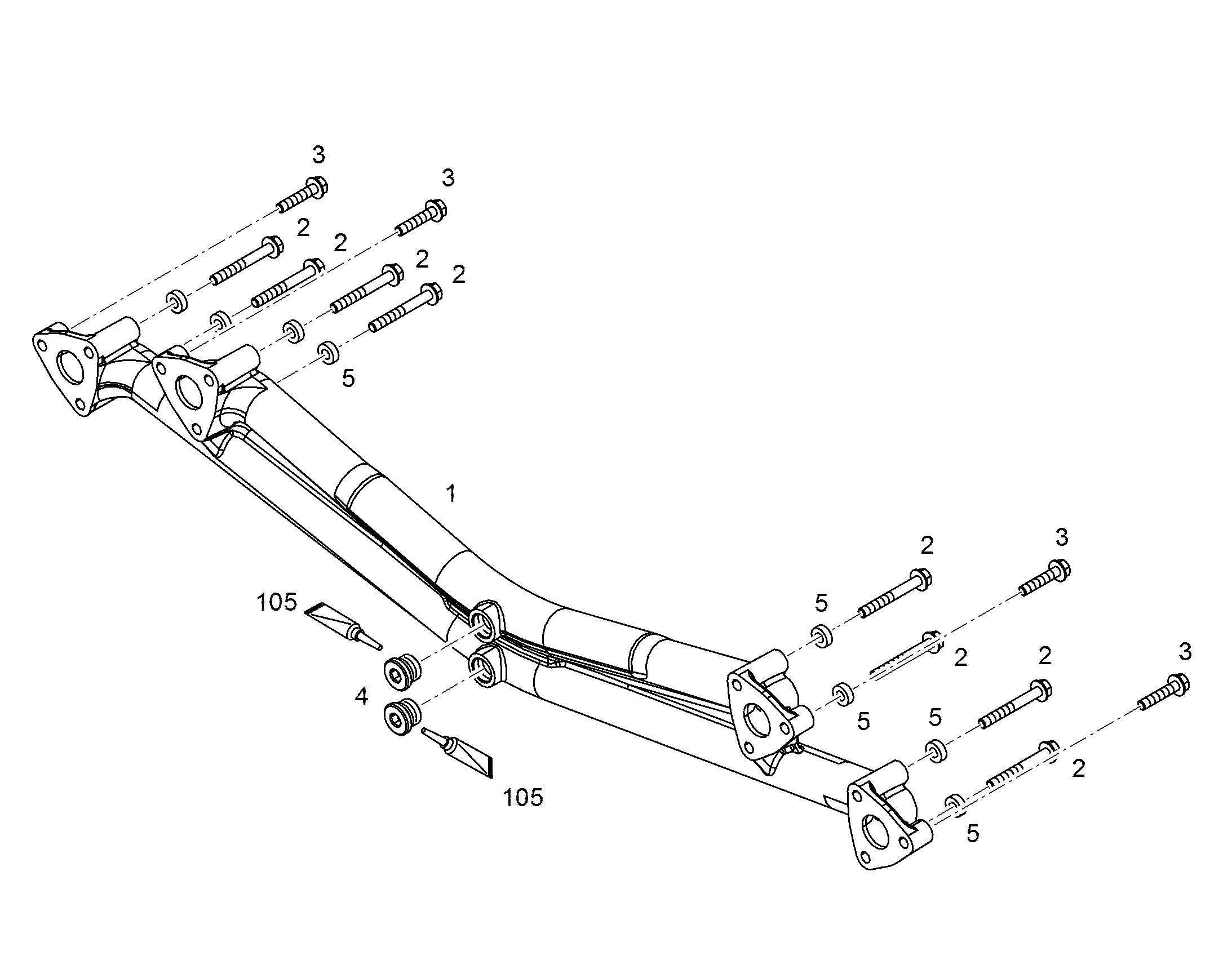 МАСЛОПРОВОД 10136124 LIEBHERR