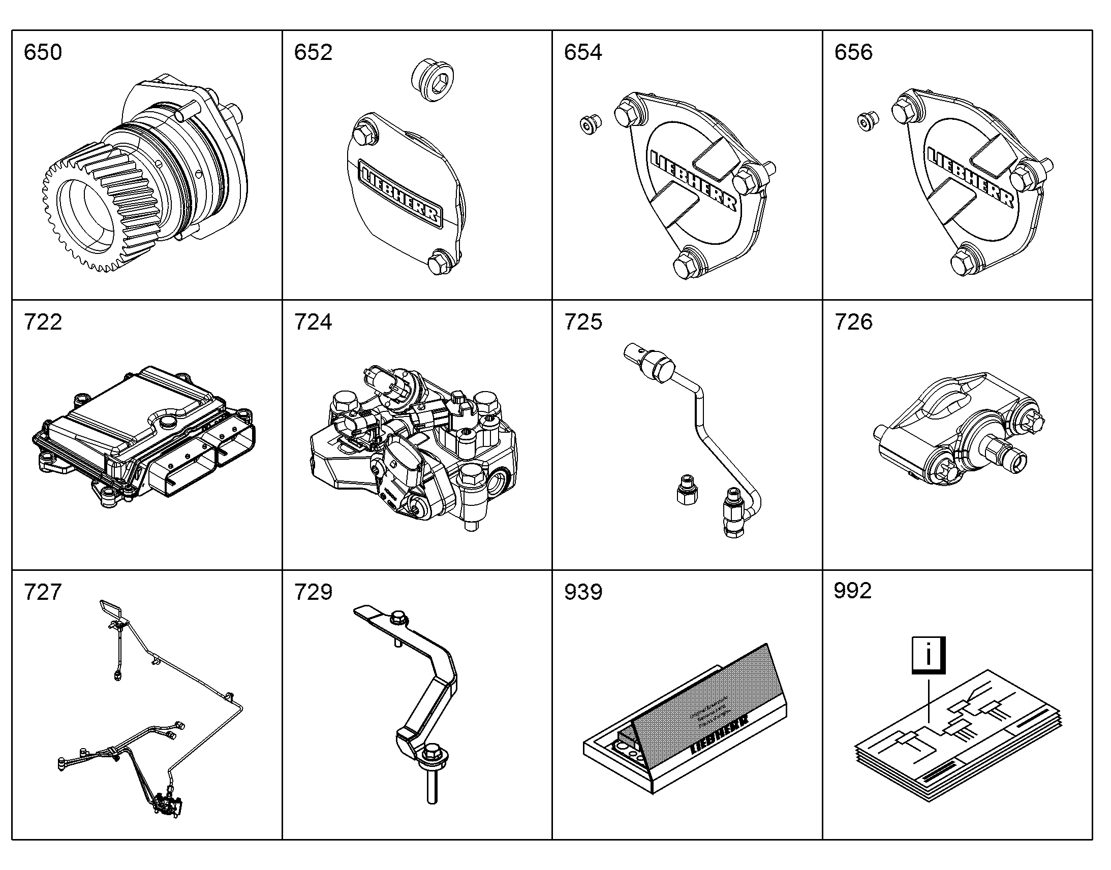 К-Т УПЛ.-ДИЗ.ДВИГАТ. D934 A7 DPF I 10141175 LIEBHERR
