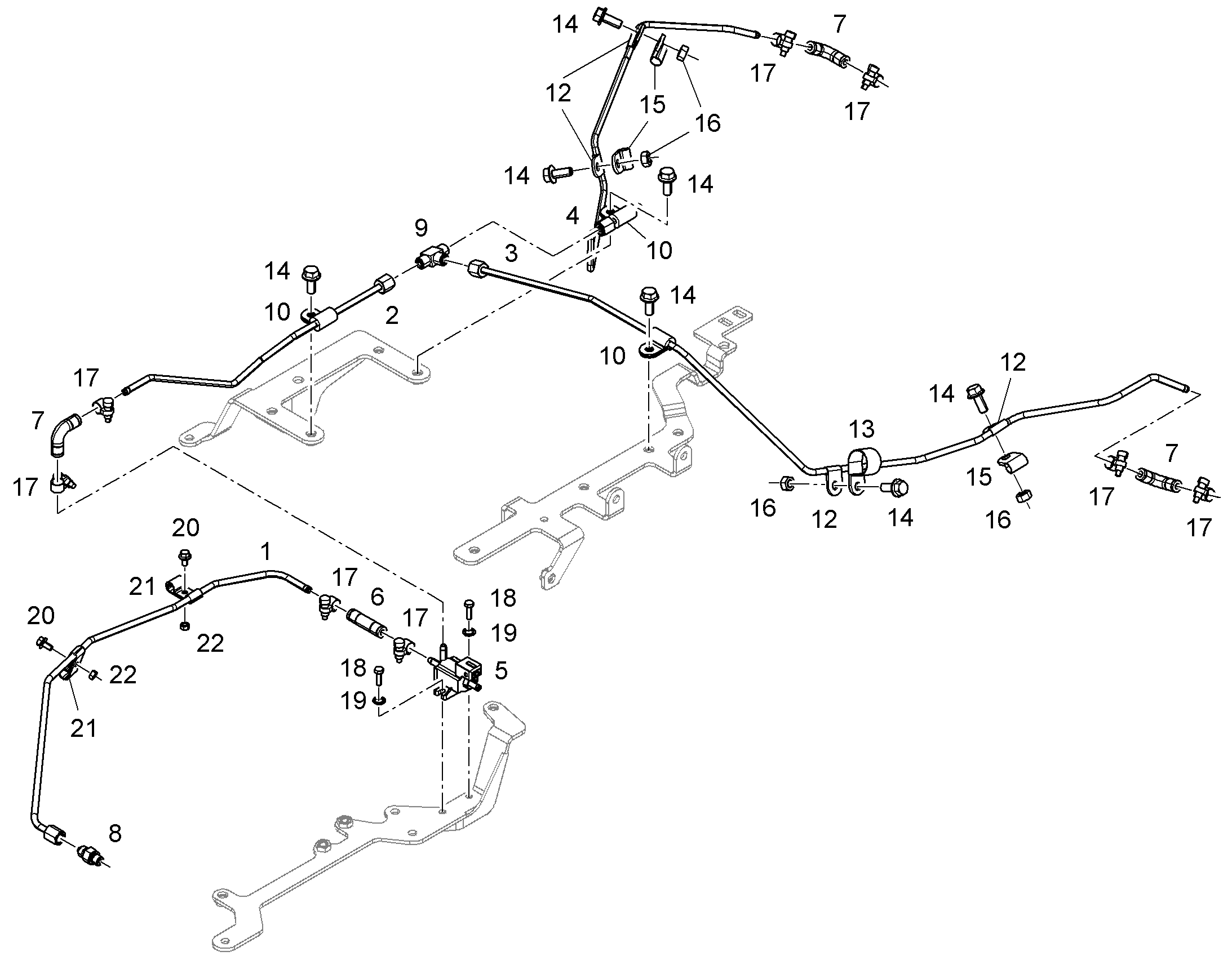 ШЕСТИГРАННАЯ ГАЙКА M5 4980146 LIEBHERR