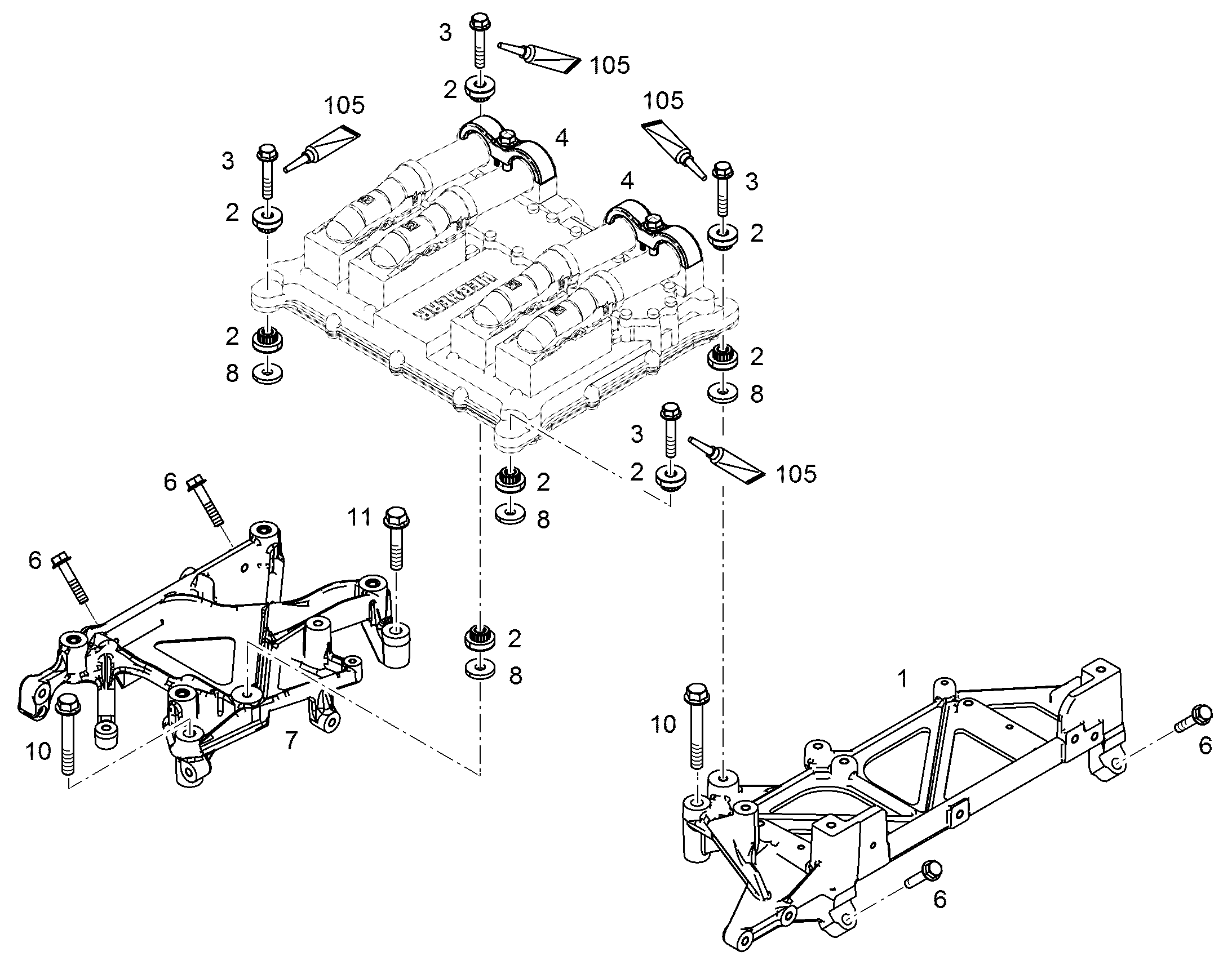 ГИЛЬЗА РАСПОРНАЯ 9X26X4 10137059 LIEBHERR
