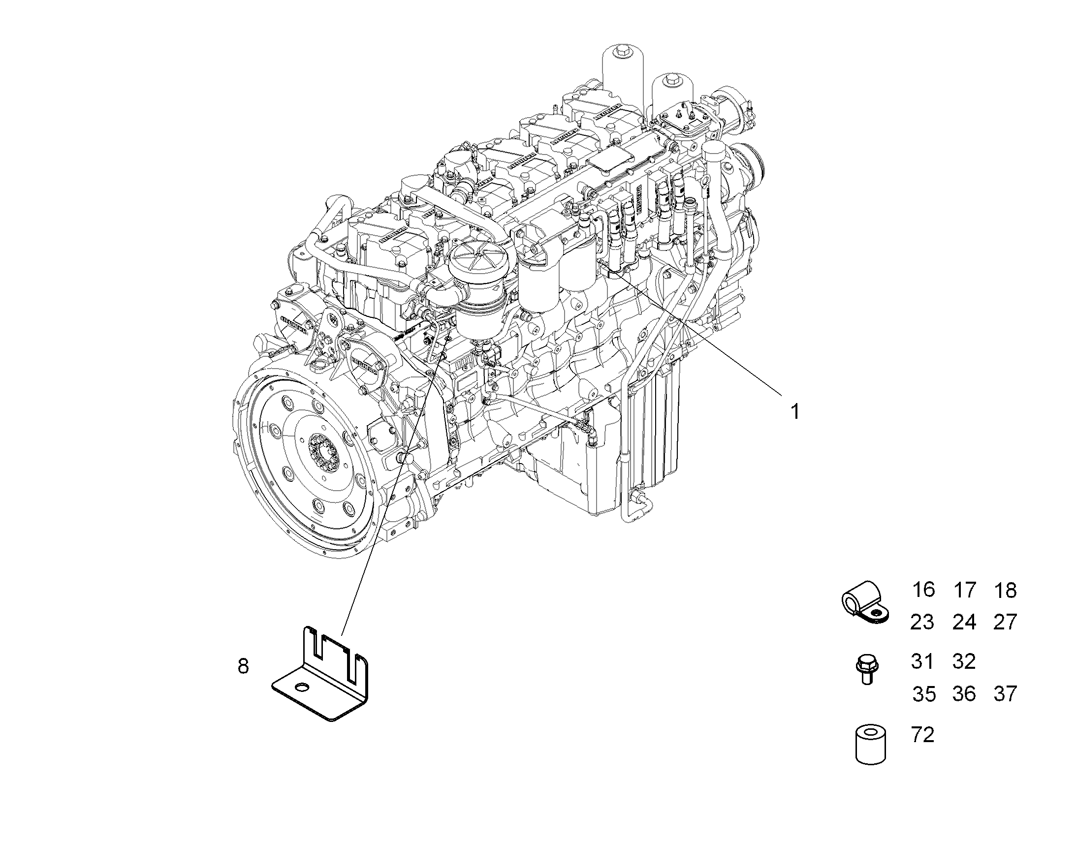 КАБЕЛЬНЫЙ ЖГУТ 10115744 LIEBHERR