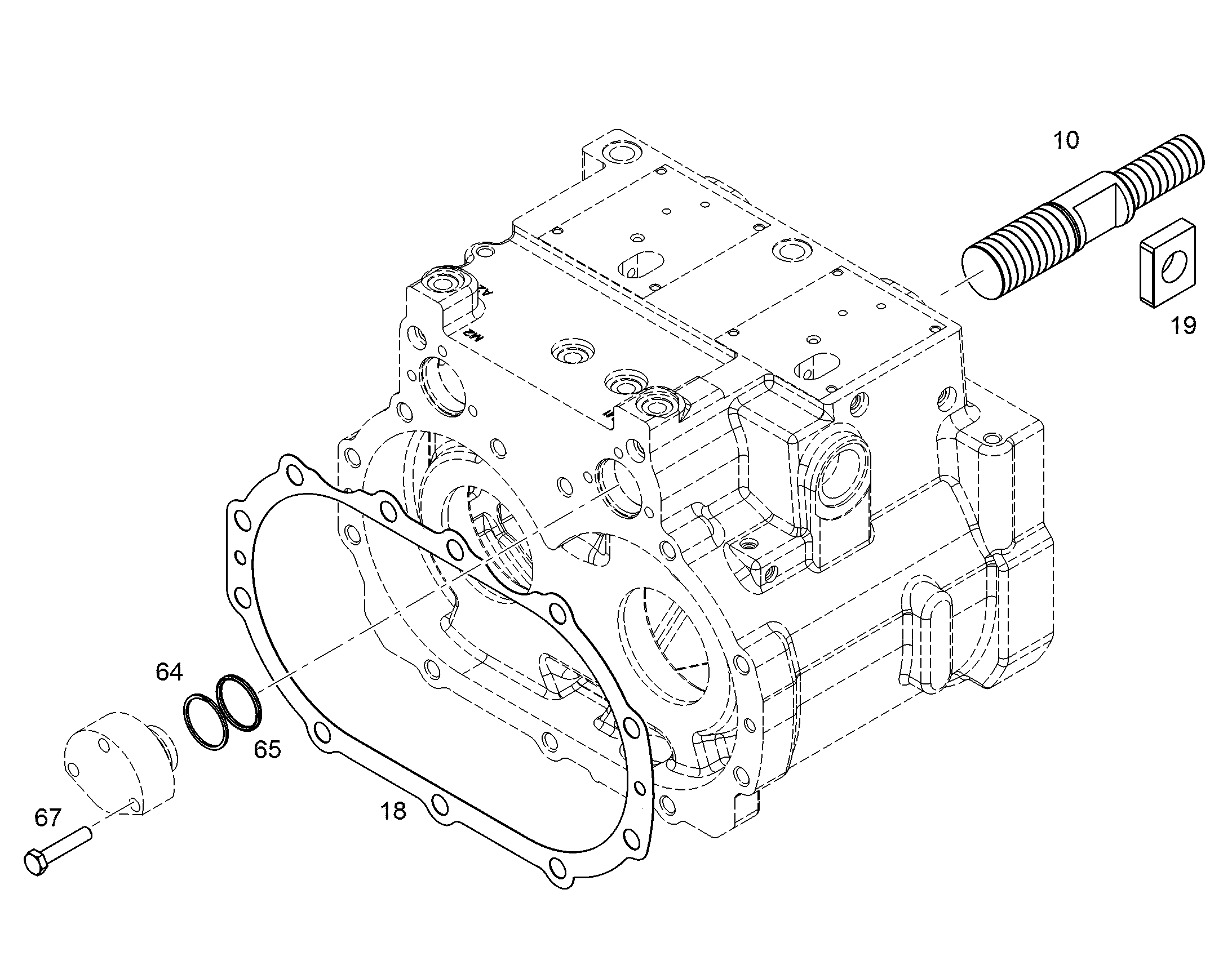 БОЛТ С ШЕСТИГРАННОЙ ГОЛОВКОЙ ISO 4017 M8X40 10.9 1146589 LIEBHERR